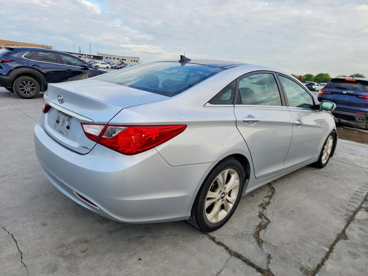 2012 Hyundai Sonata Limited Silver vin: 5NPEC4AC9CH365880