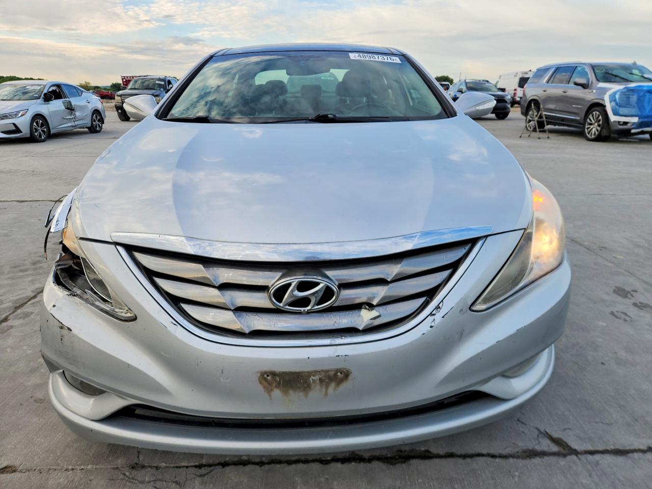 2012 Hyundai Sonata Limited Silver vin: 5NPEC4AC9CH365880