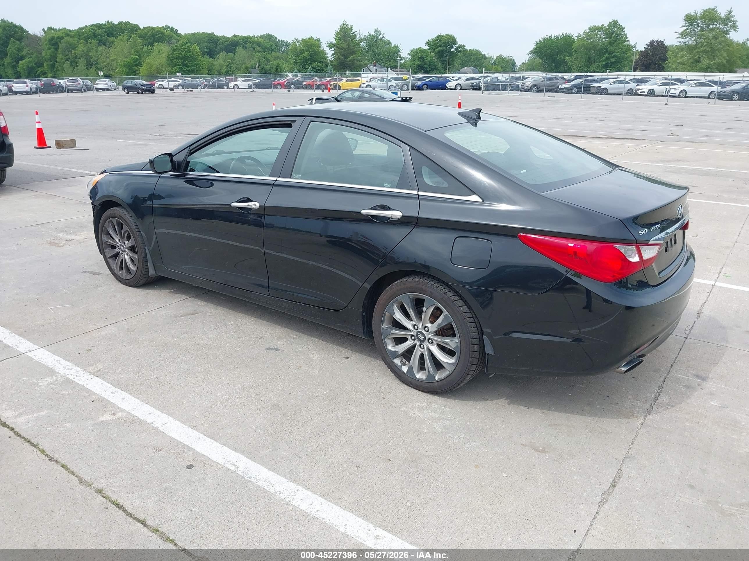 2012 Hyundai Sonata Se Black vin: 5NPEC4AC9CH370111