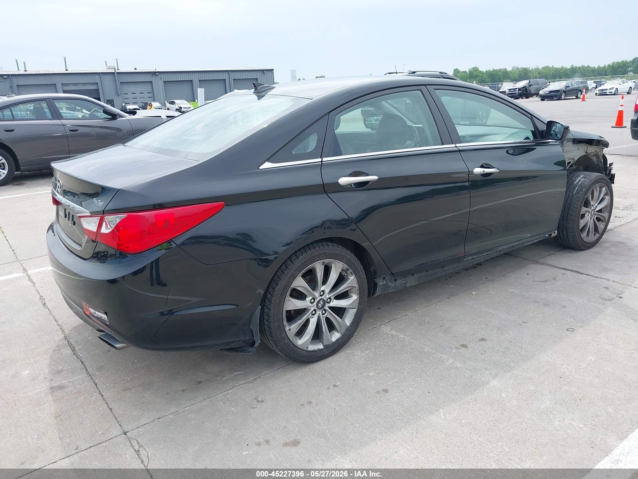 2012 Hyundai Sonata Se Black vin: 5NPEC4AC9CH370111