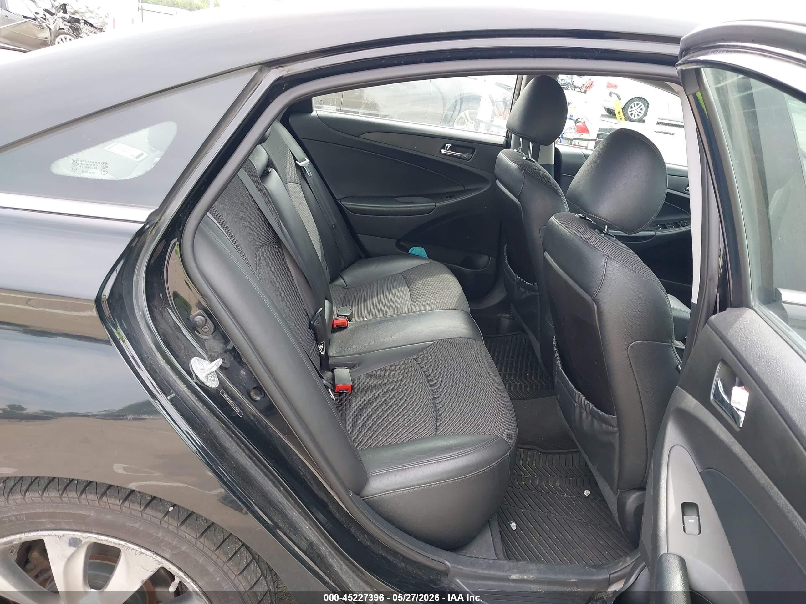 2012 Hyundai Sonata Se Black vin: 5NPEC4AC9CH370111