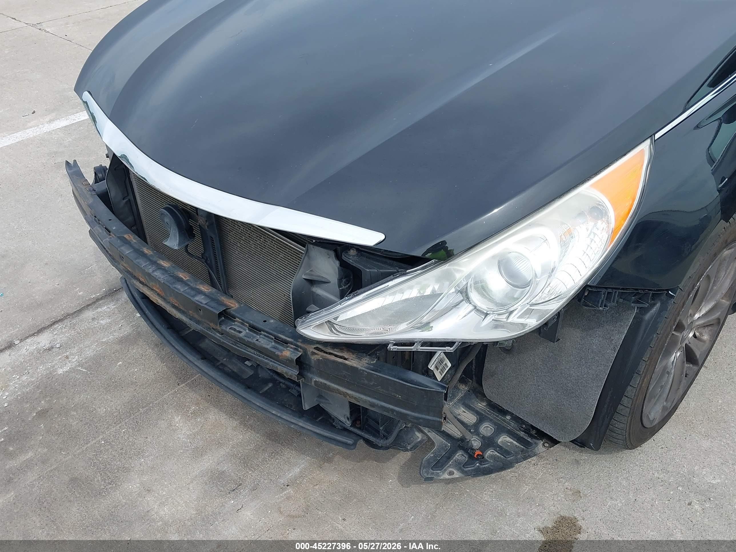 2012 Hyundai Sonata Se Black vin: 5NPEC4AC9CH370111