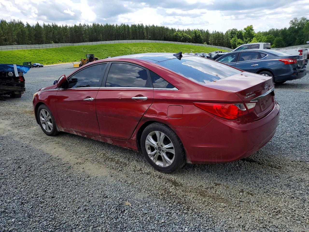 2012 Hyundai Sonata Limited Maroon vin: 5NPEC4AC9CH373221