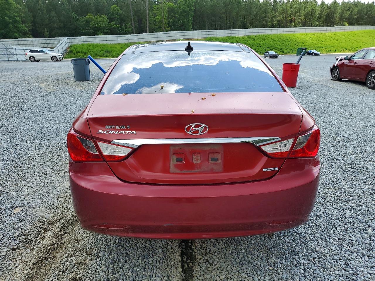 2012 Hyundai Sonata Limited Maroon vin: 5NPEC4AC9CH373221