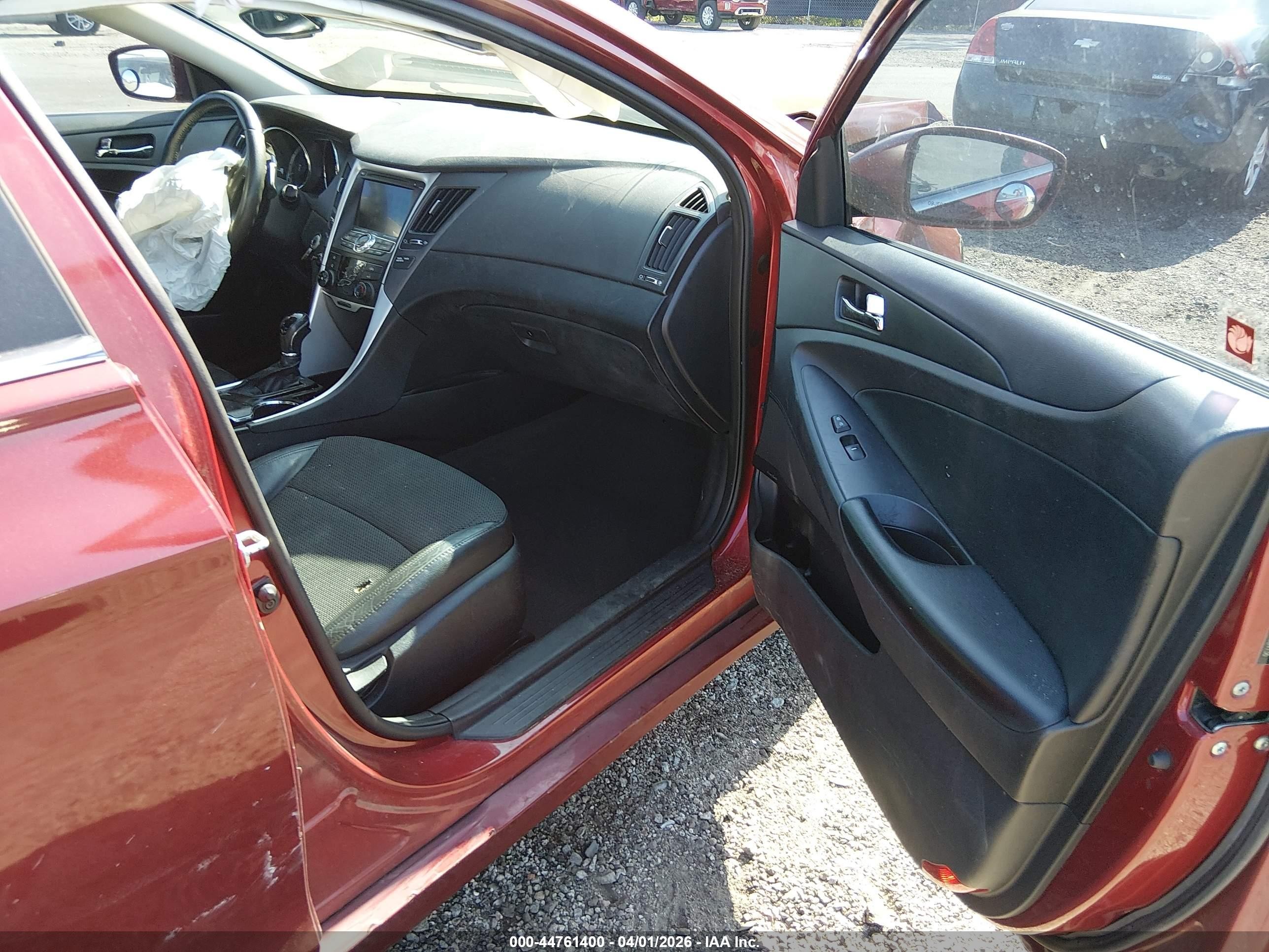2012 Hyundai Sonata Se Red vin: 5NPEC4AC9CH384736