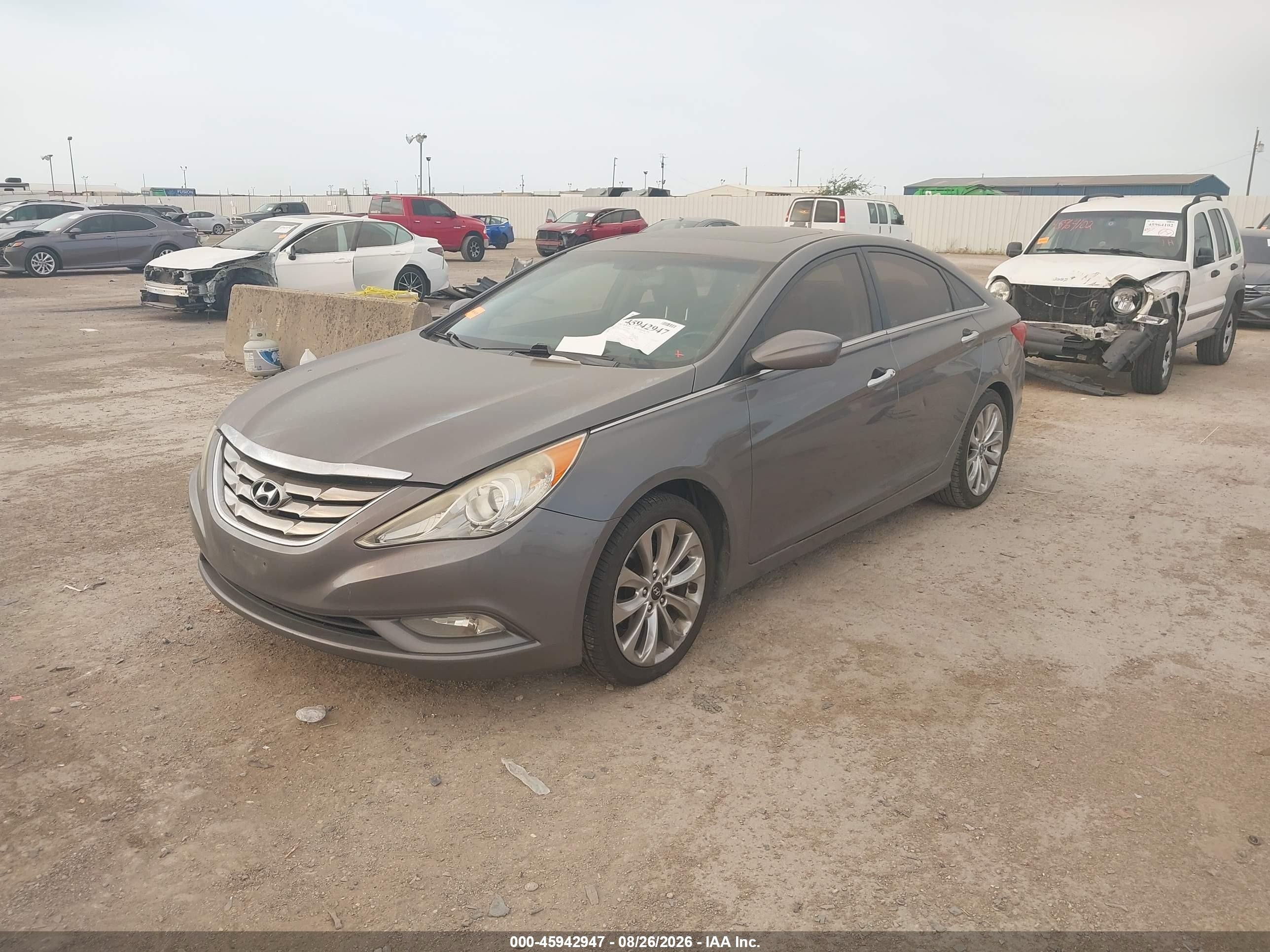 2012 Hyundai Sonata Se Gray vin: 5NPEC4AC9CH386194