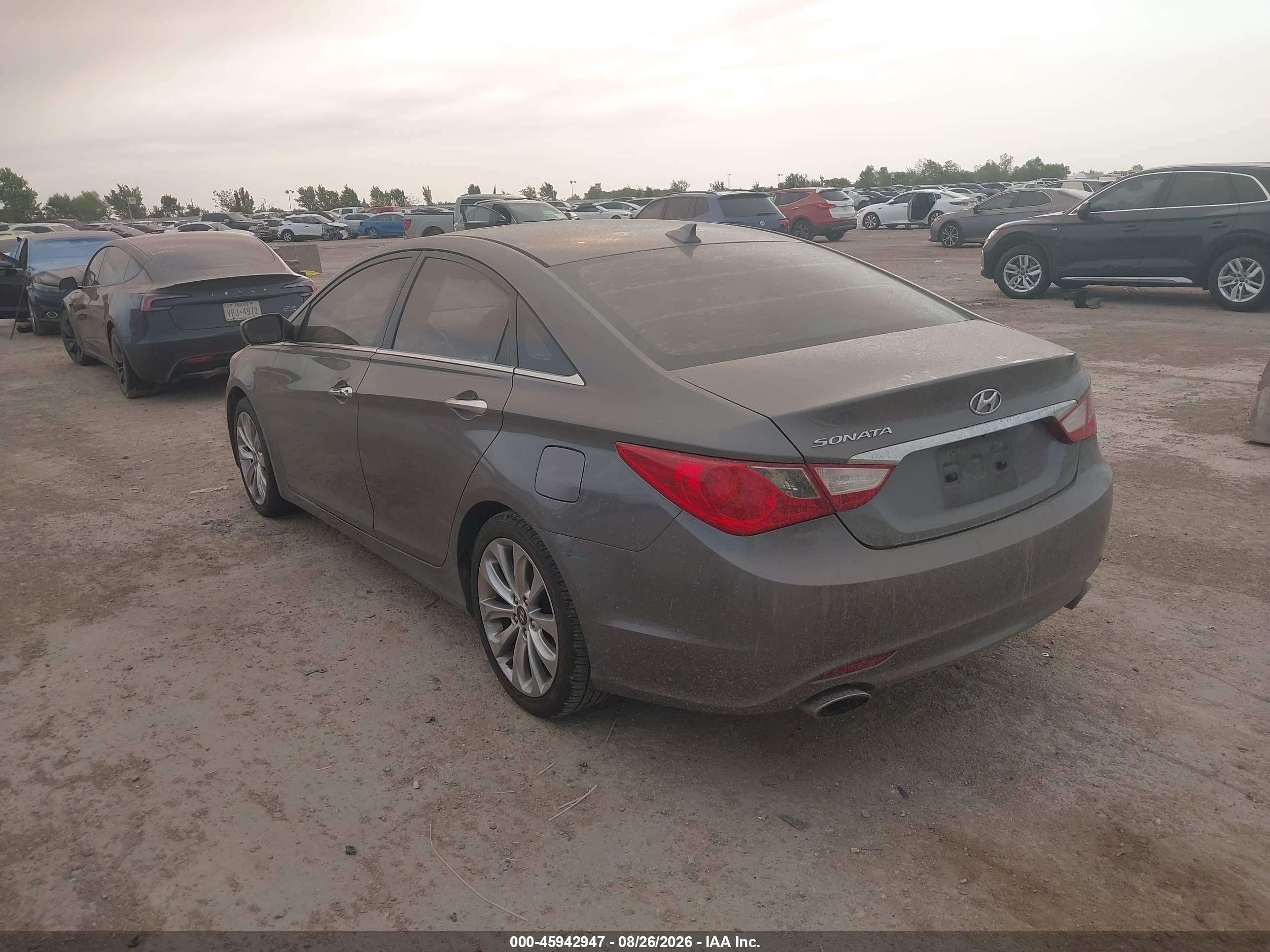 2012 Hyundai Sonata Se Gray vin: 5NPEC4AC9CH386194