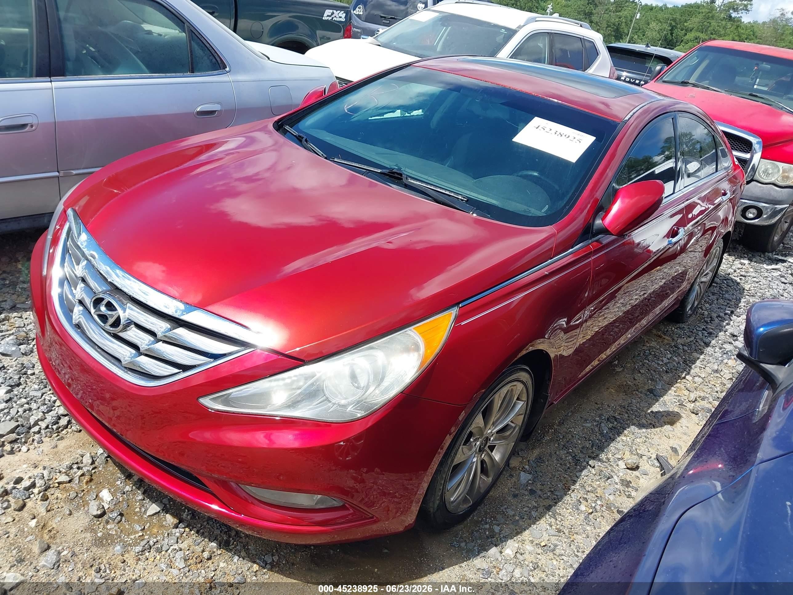 2012 Hyundai Sonata Se Red vin: 5NPEC4AC9CH388429