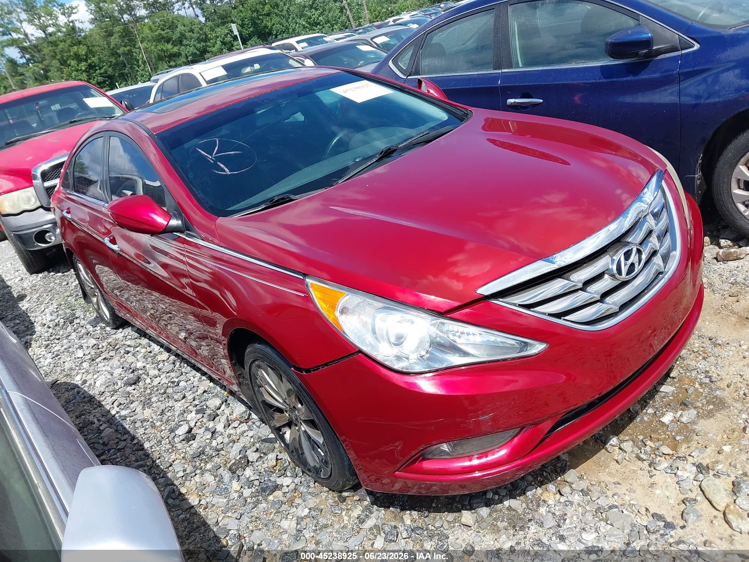 2012 Hyundai Sonata Se Red vin: 5NPEC4AC9CH388429