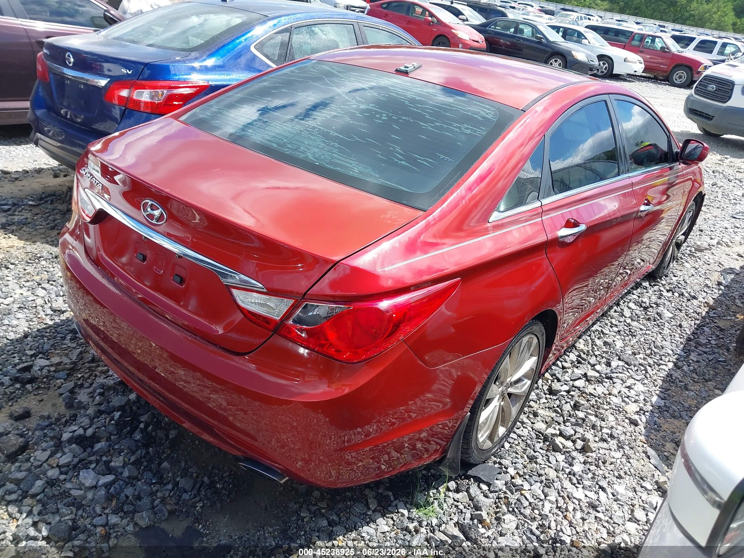 2012 Hyundai Sonata Se Red vin: 5NPEC4AC9CH388429