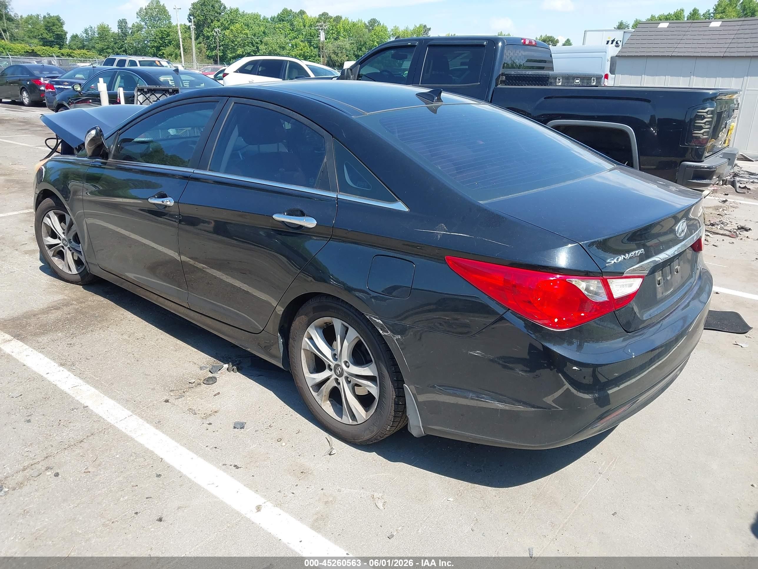 2012 Hyundai Sonata Limited Black vin: 5NPEC4AC9CH389113