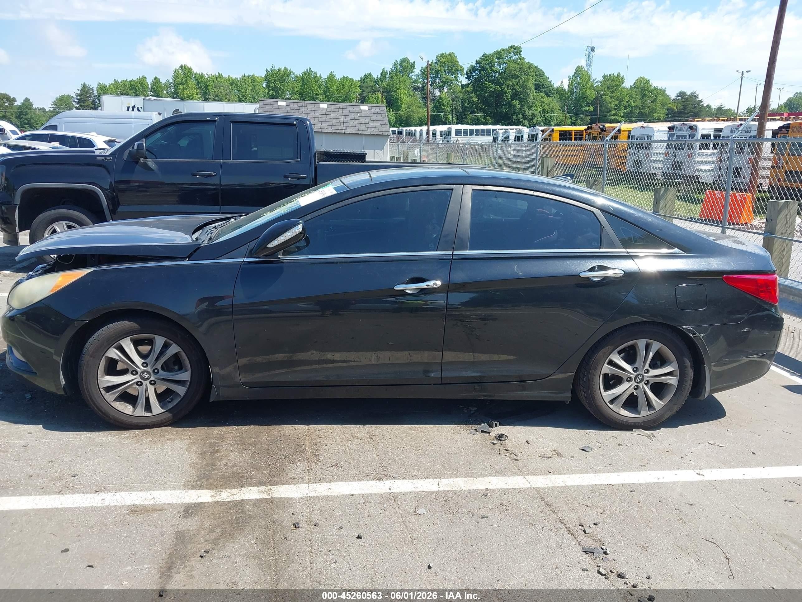 2012 Hyundai Sonata Limited Black vin: 5NPEC4AC9CH389113