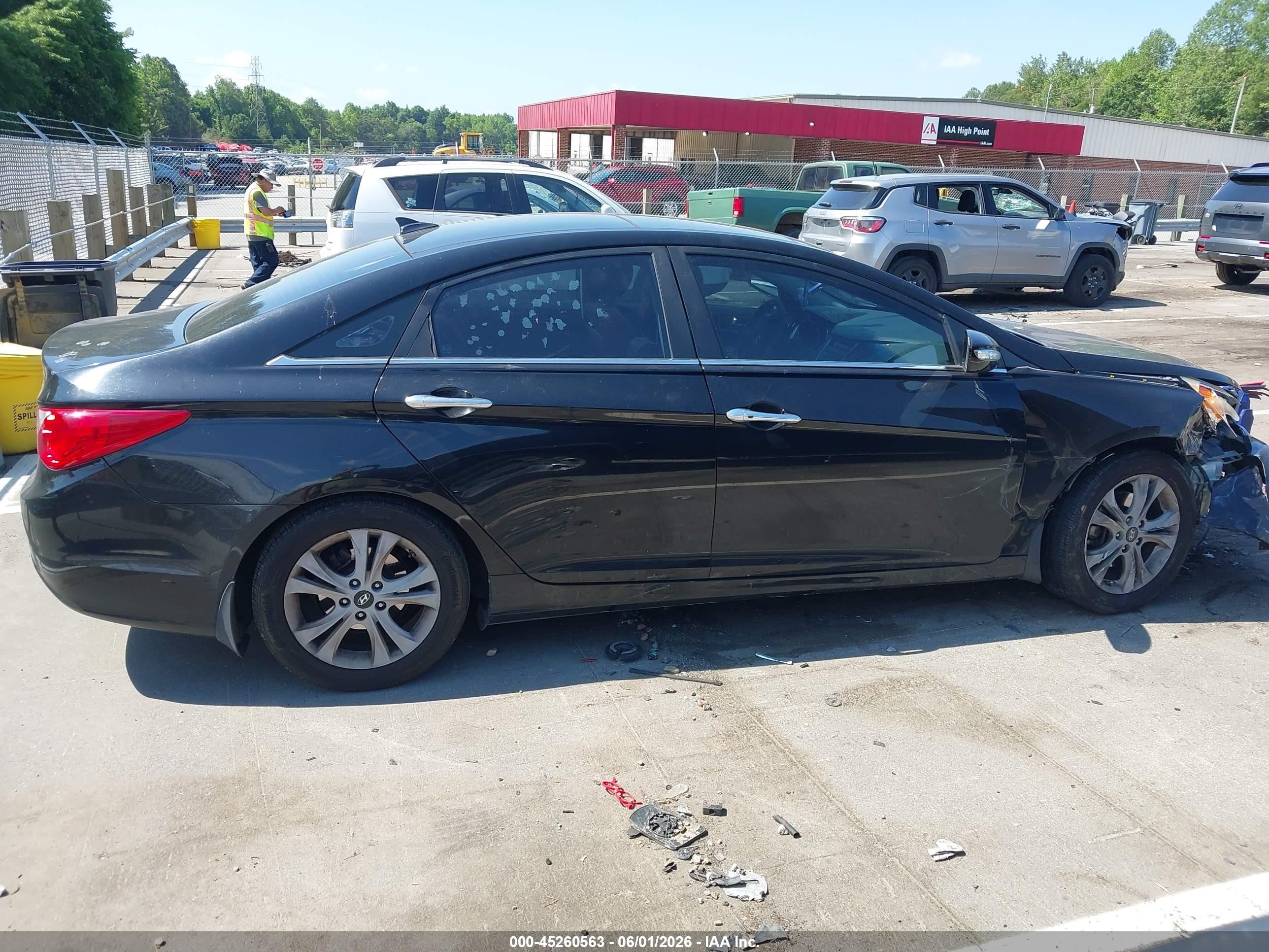 2012 Hyundai Sonata Limited Black vin: 5NPEC4AC9CH389113