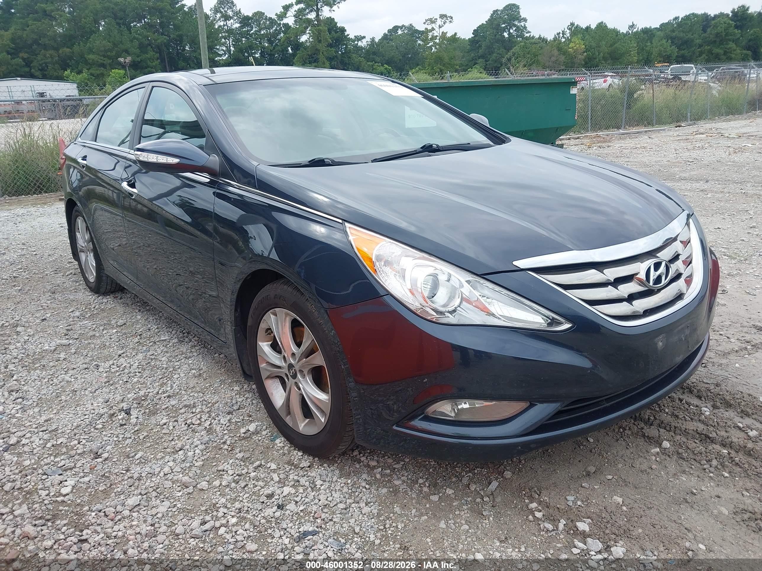 2012 Hyundai Sonata Limited Blue vin: 5NPEC4AC9CH390990