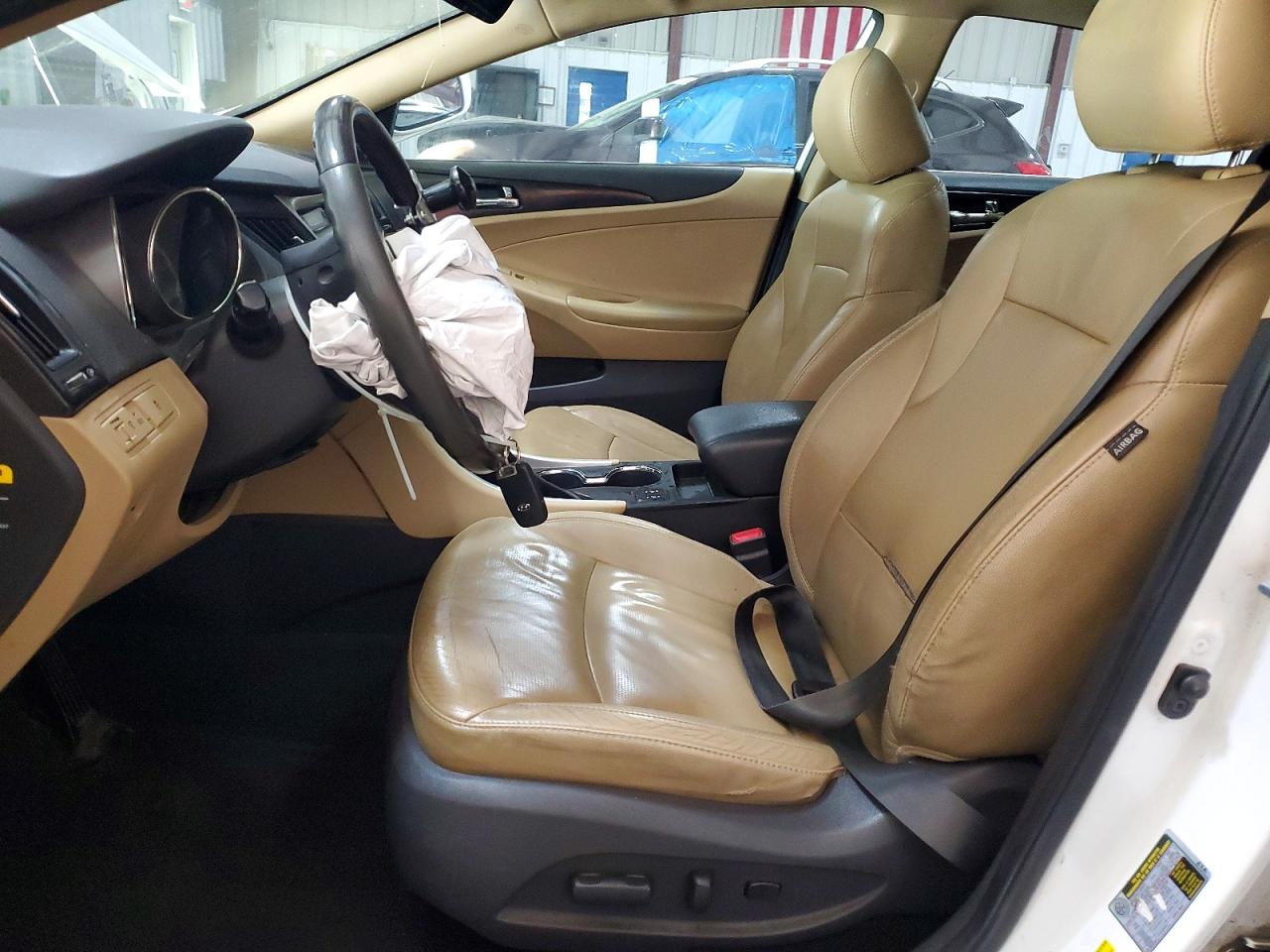 2012 Hyundai Sonata Limited White vin: 5NPEC4AC9CH402331