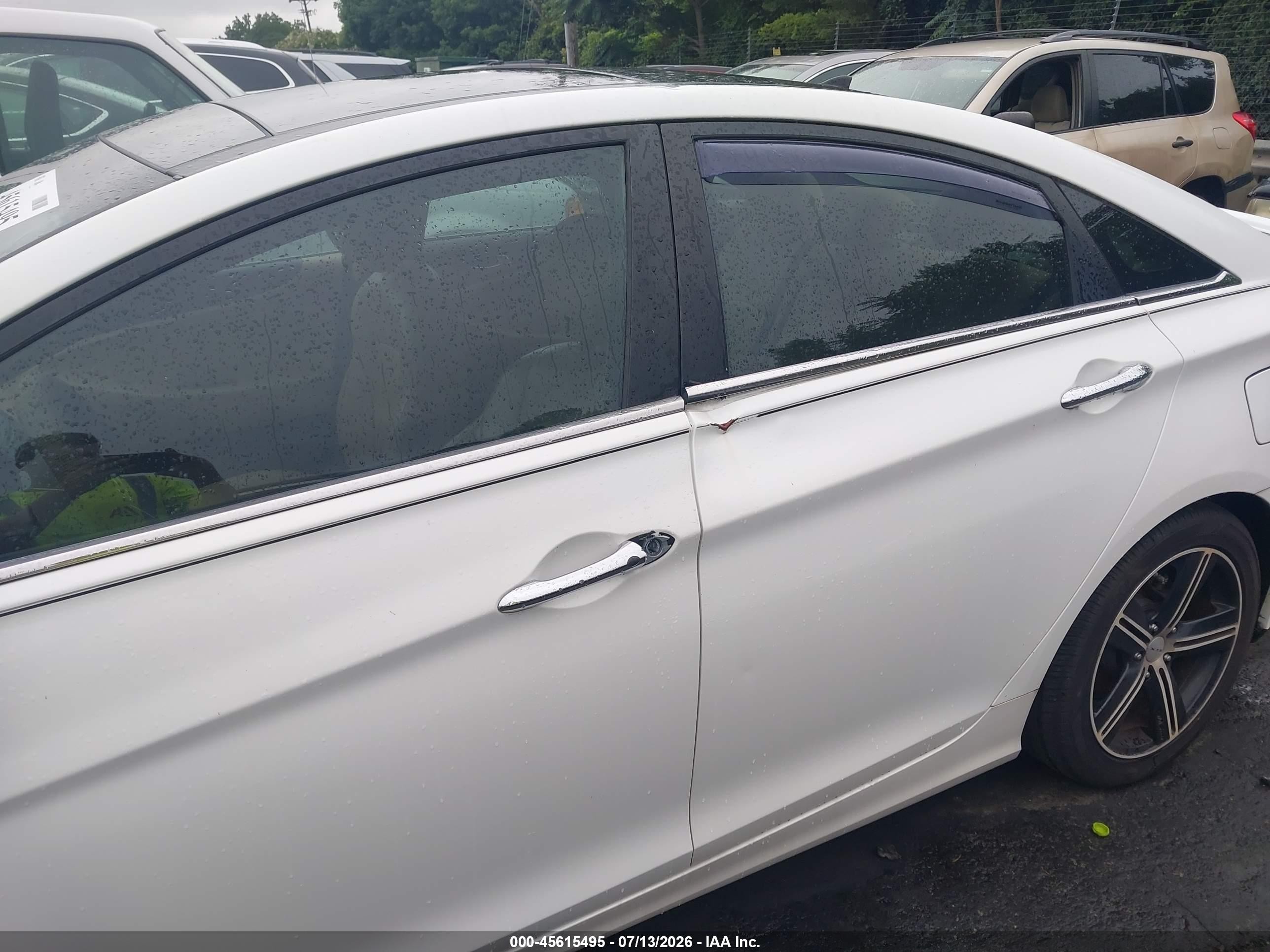 2012 Hyundai Sonata Limited White vin: 5NPEC4AC9CH402345
