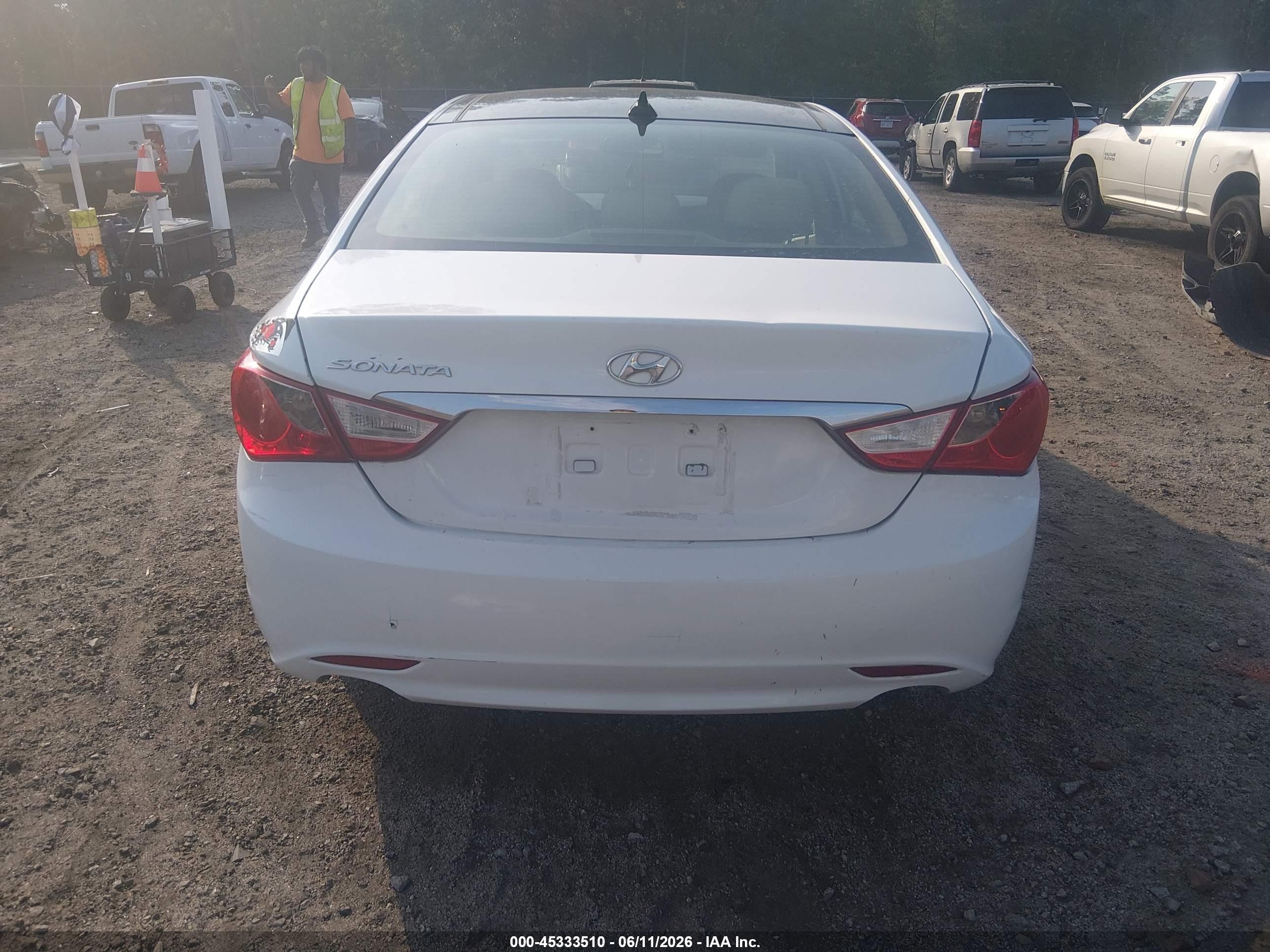 2012 Hyundai Sonata Limited Белый vin: 5NPEC4AC9CH424541