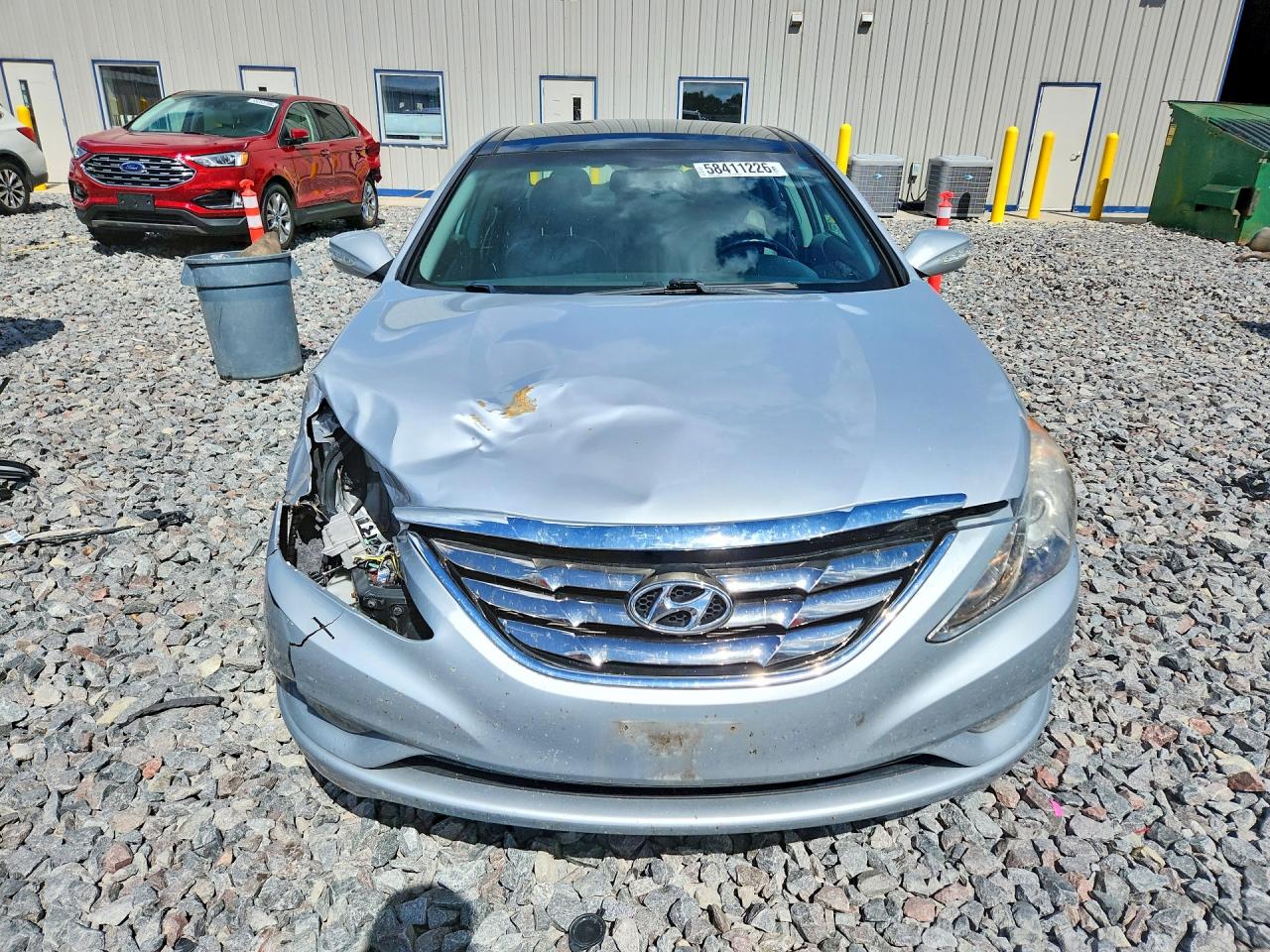 2012 Hyundai Sonata Limited Silver vin: 5NPEC4AC9CH443431
