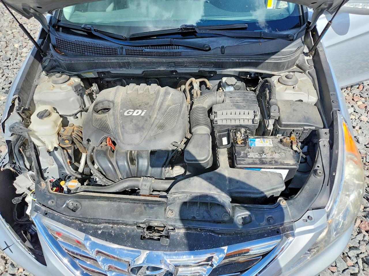 2012 Hyundai Sonata Limited Silver vin: 5NPEC4AC9CH443431