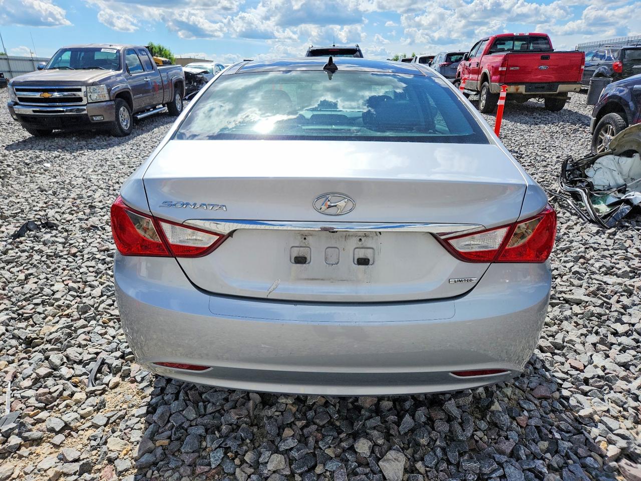 2012 Hyundai Sonata Limited Silver vin: 5NPEC4AC9CH443431