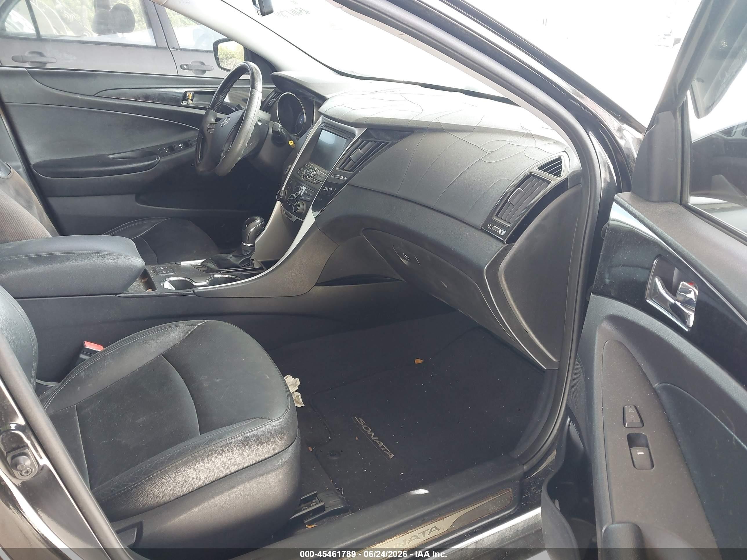 2012 Hyundai Sonata Limited Black vin: 5NPEC4AC9CH461962