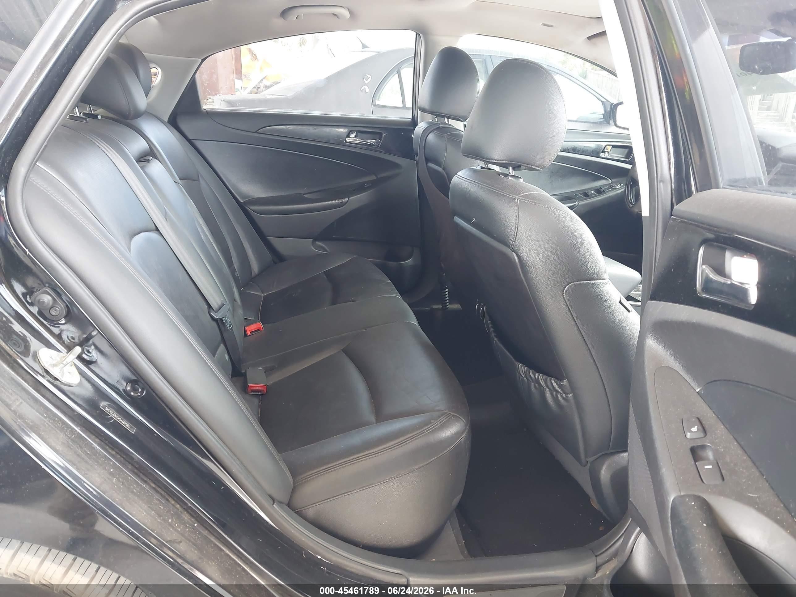 2012 Hyundai Sonata Limited Black vin: 5NPEC4AC9CH461962