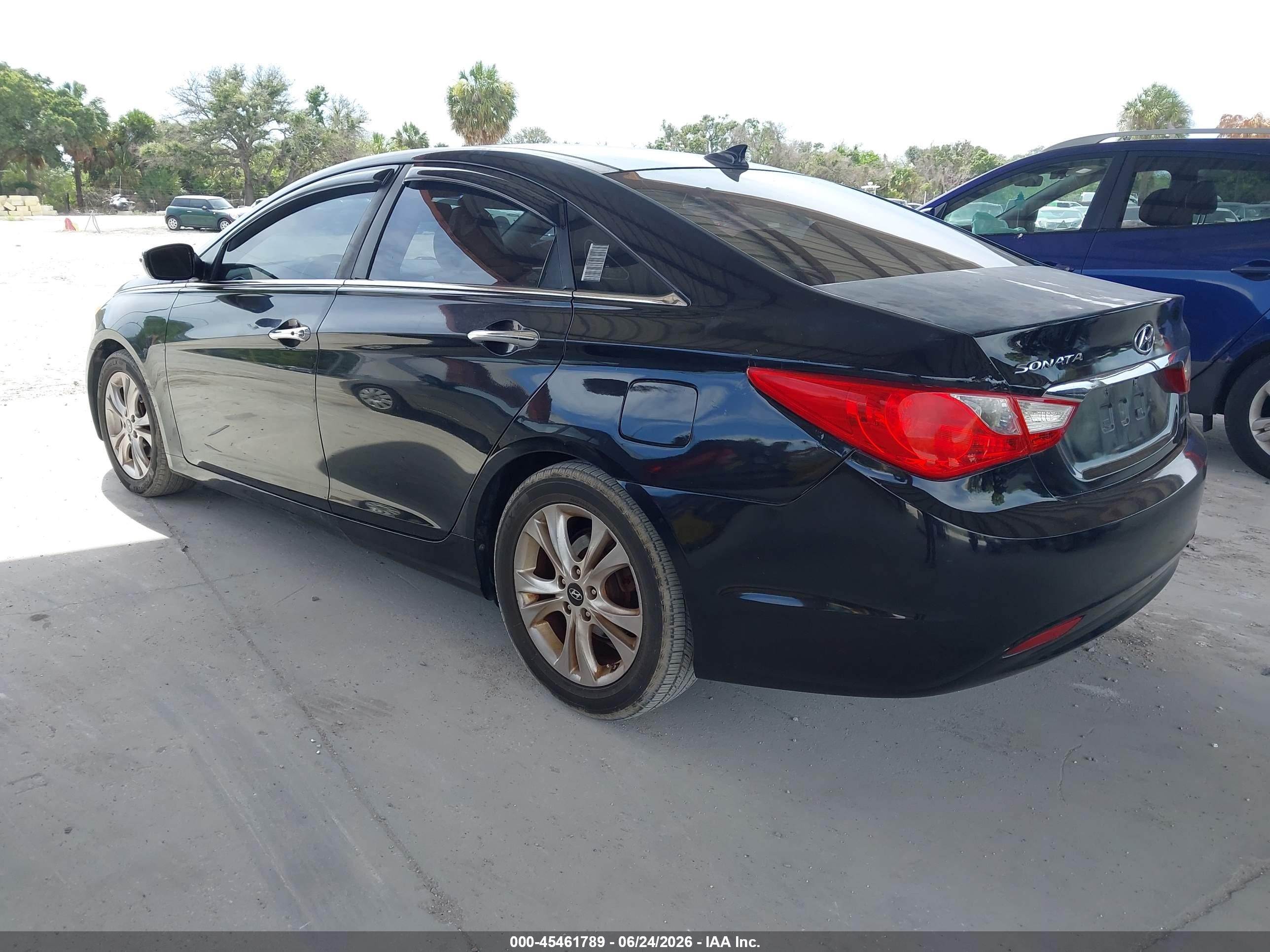 2012 Hyundai Sonata Limited Black vin: 5NPEC4AC9CH461962