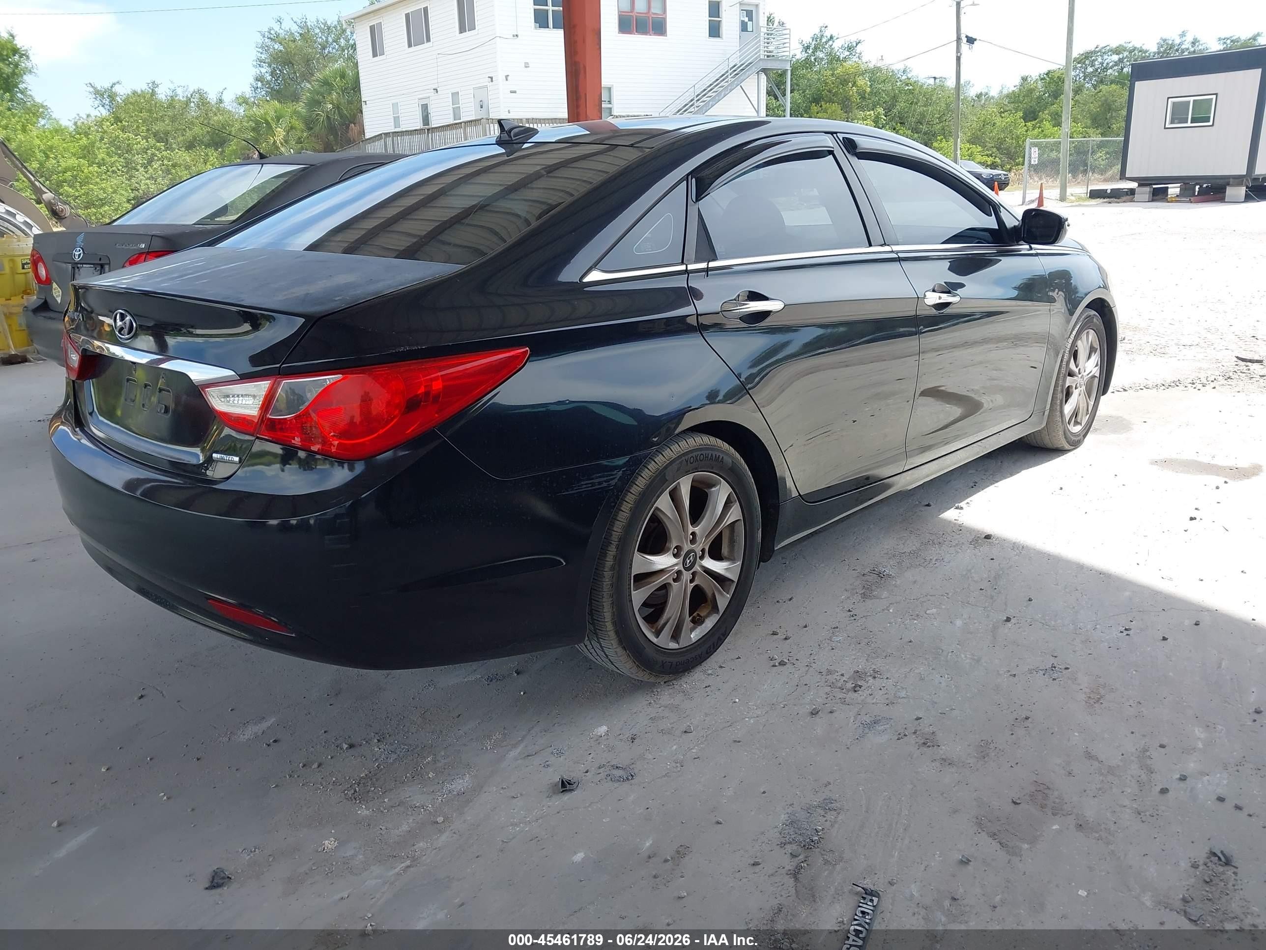 2012 Hyundai Sonata Limited Black vin: 5NPEC4AC9CH461962