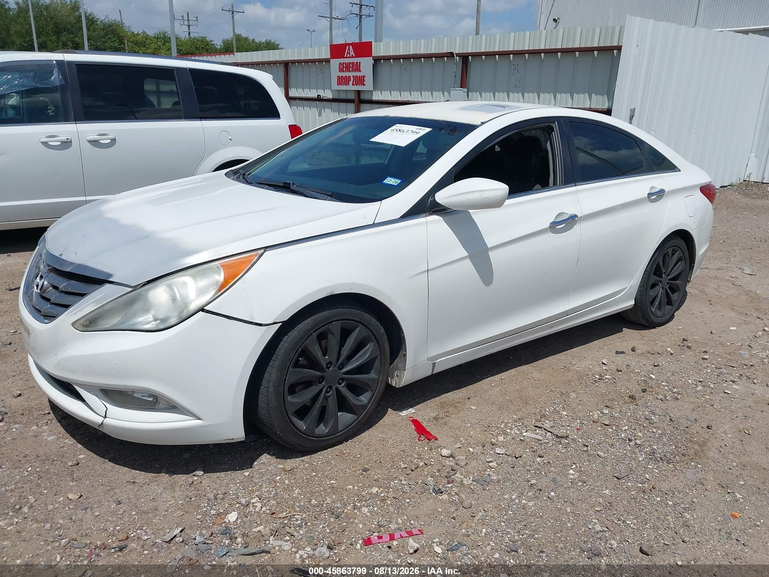 2012 Hyundai Sonata Se White vin: 5NPEC4AC9CH480317