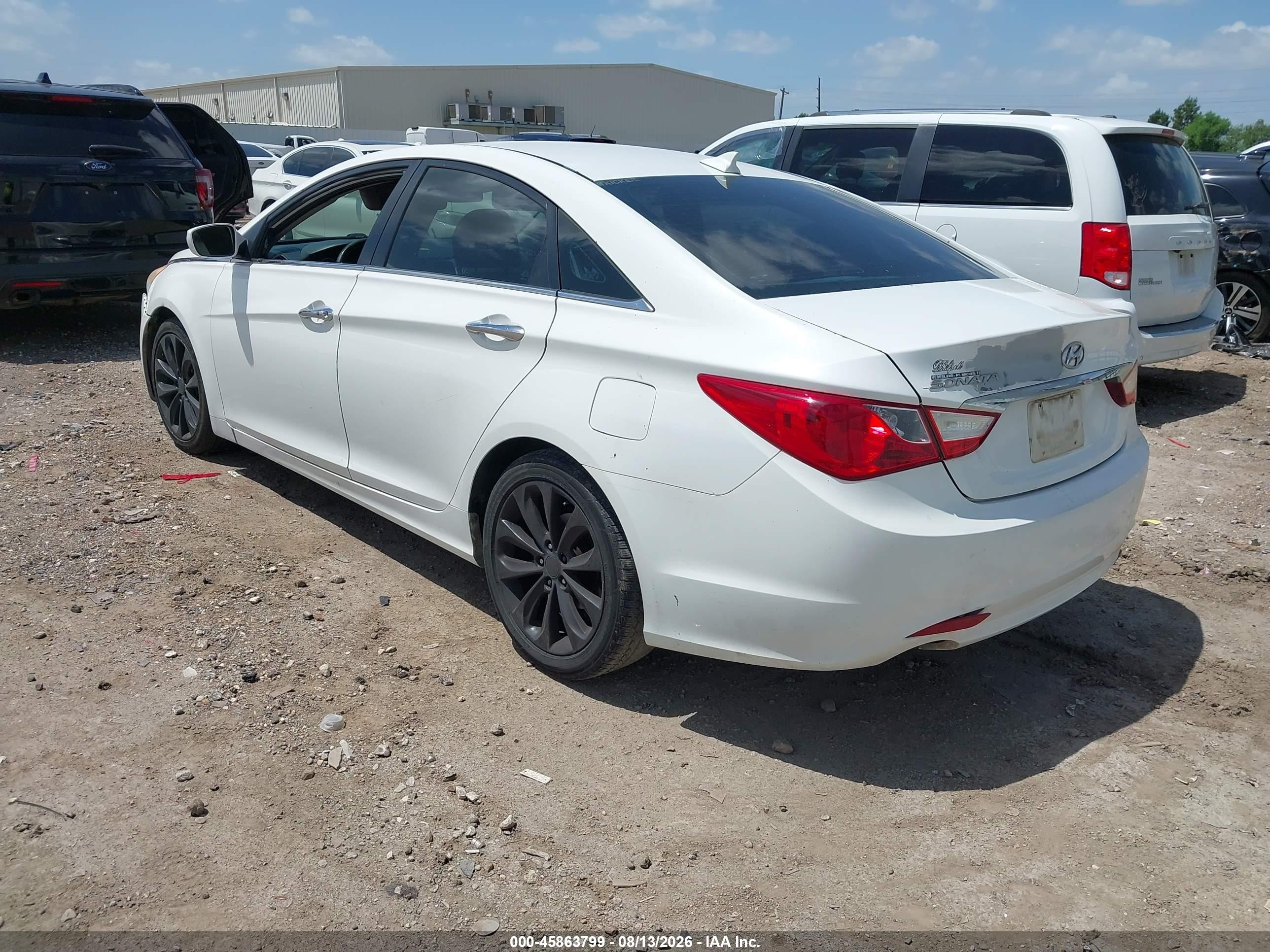 2012 Hyundai Sonata Se White vin: 5NPEC4AC9CH480317