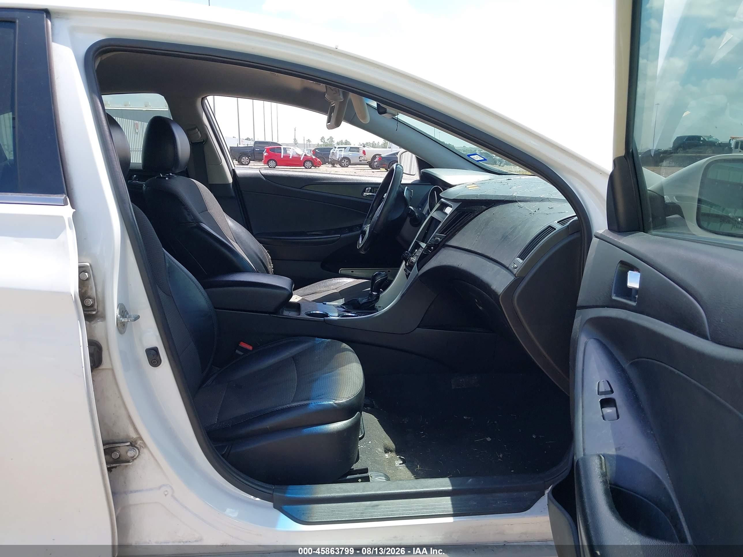 2012 Hyundai Sonata Se White vin: 5NPEC4AC9CH480317