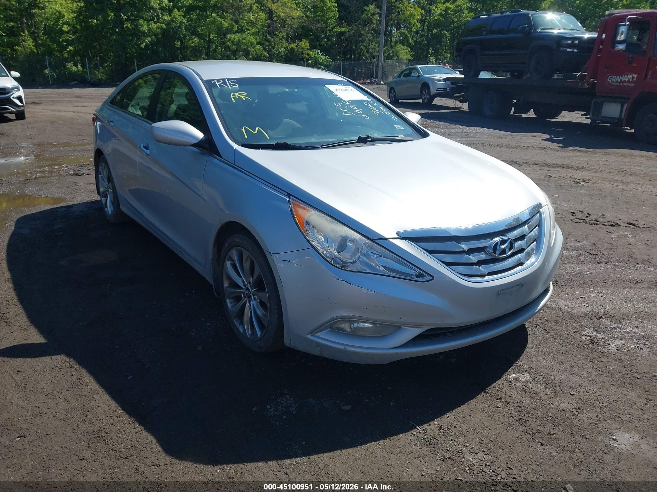 2013 Hyundai Sonata Se Silver vin: 5NPEC4AC9DH510210