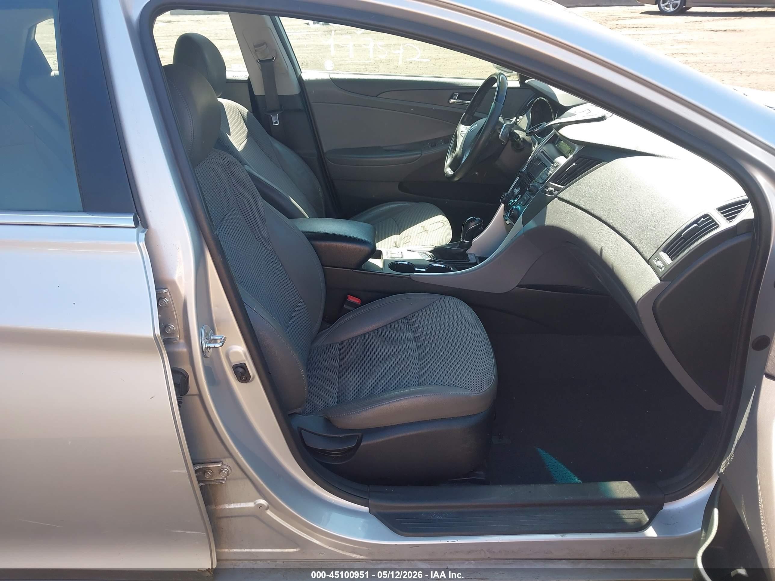 2013 Hyundai Sonata Se Silver vin: 5NPEC4AC9DH510210
