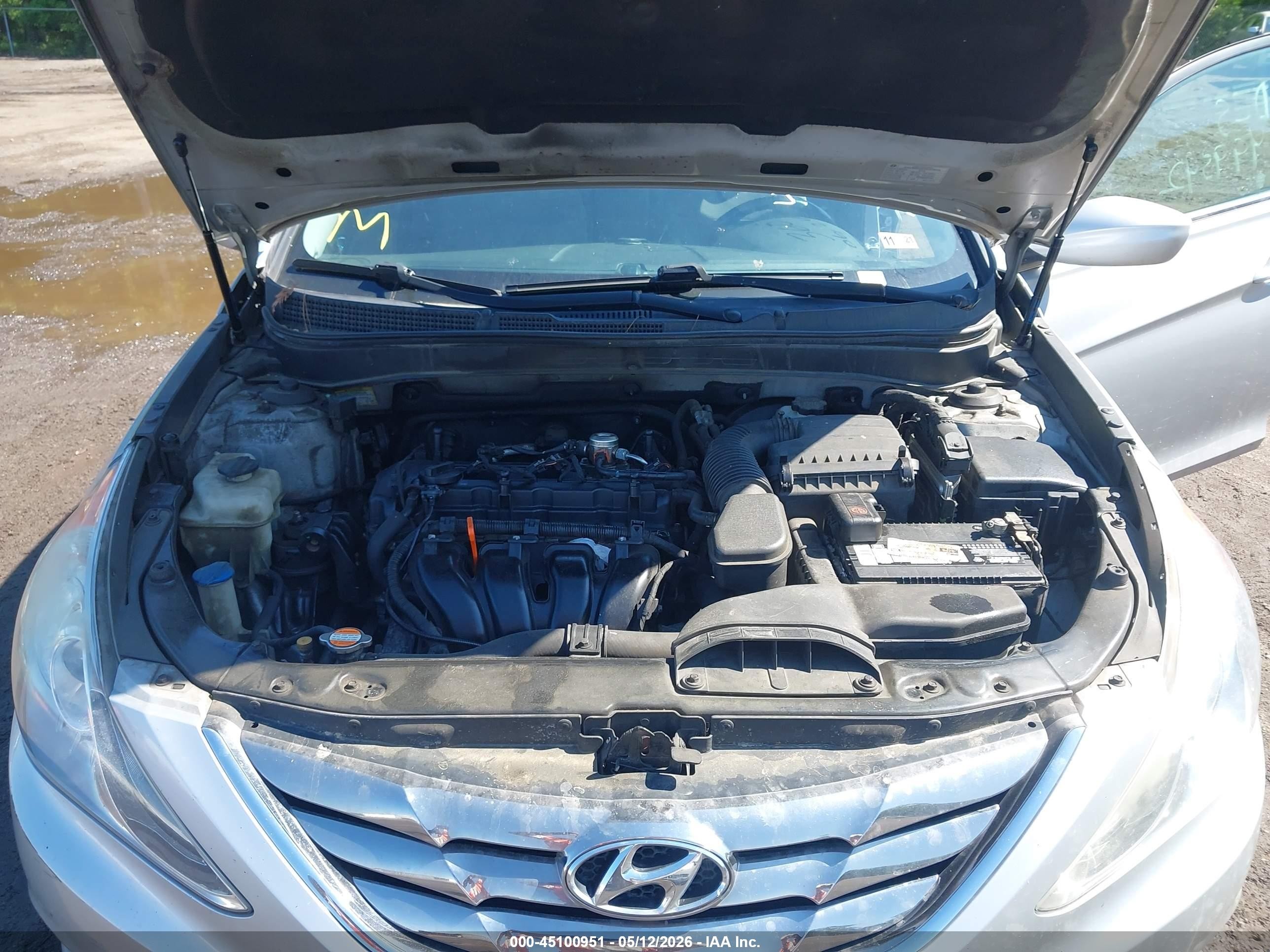 2013 Hyundai Sonata Se Silver vin: 5NPEC4AC9DH510210