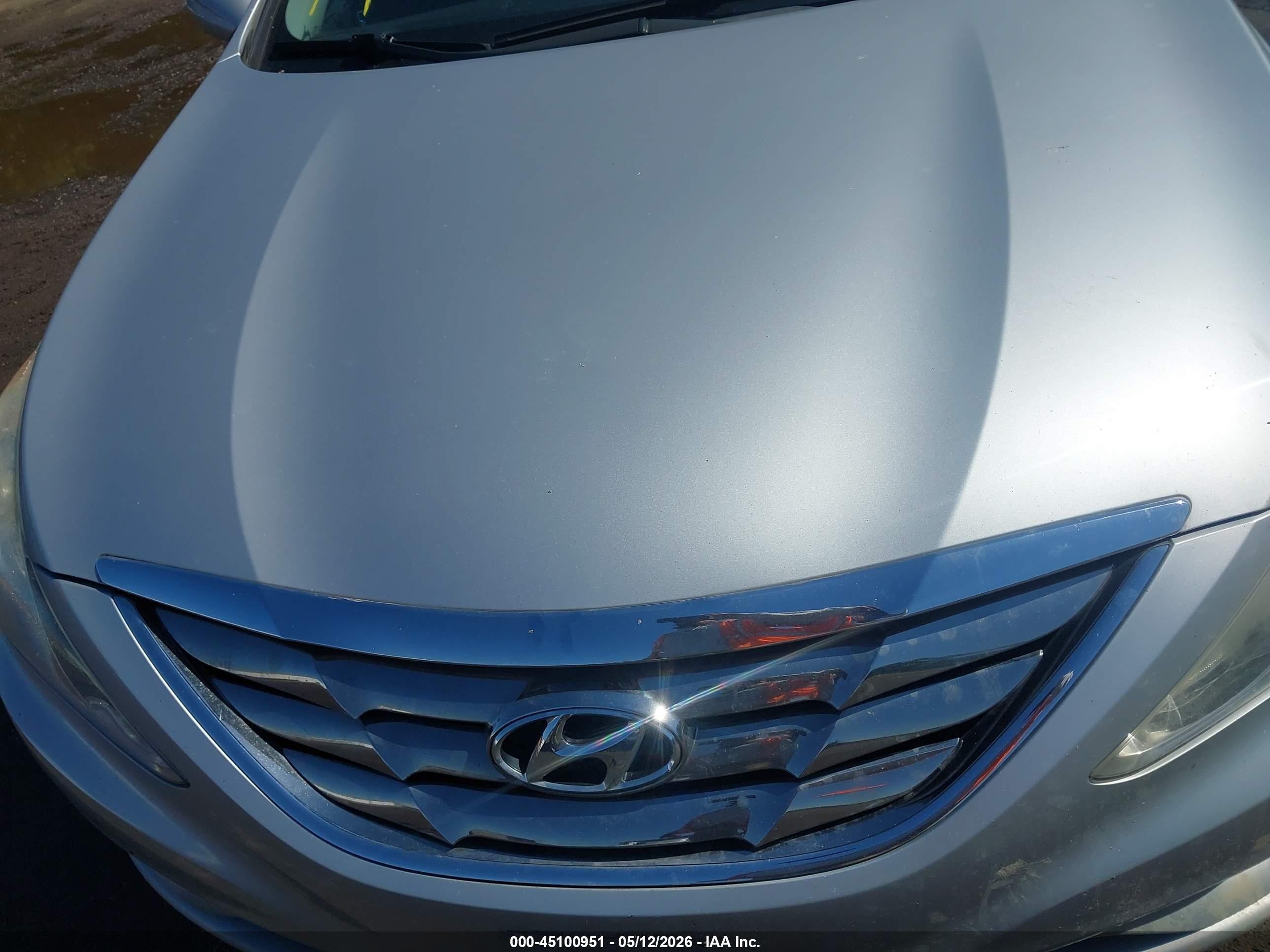 2013 Hyundai Sonata Se Silver vin: 5NPEC4AC9DH510210