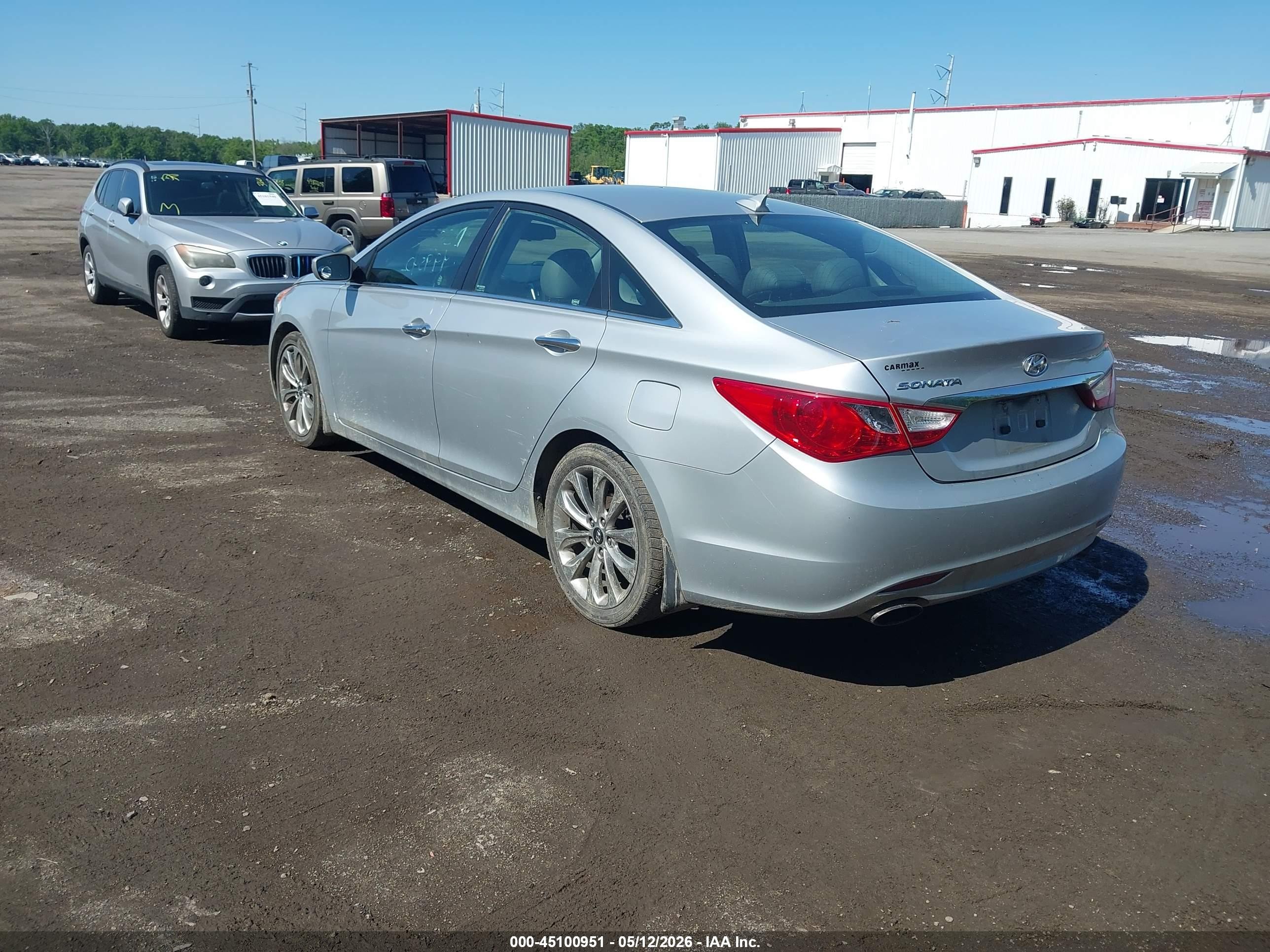 2013 Hyundai Sonata Se Silver vin: 5NPEC4AC9DH510210