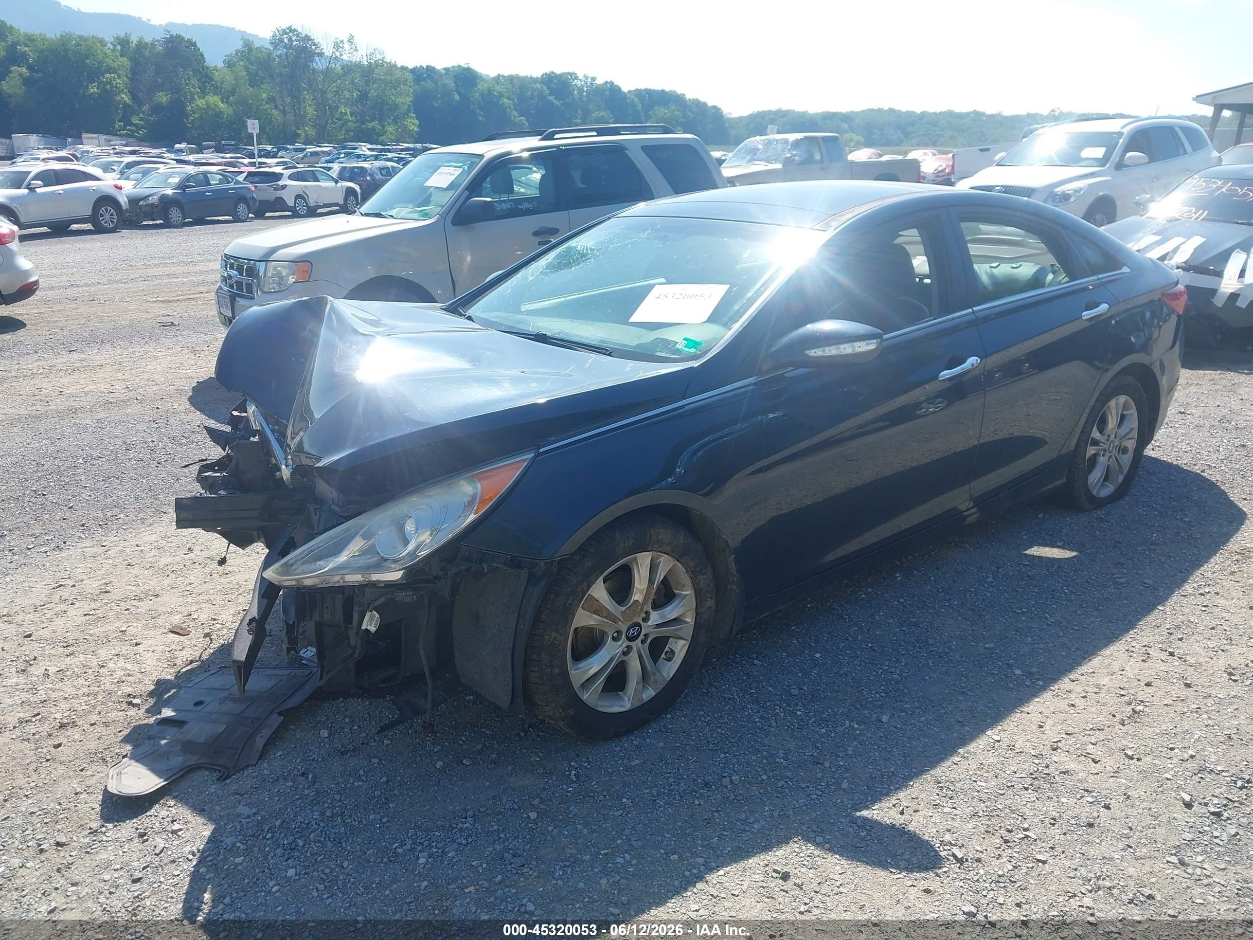 2013 Hyundai Sonata Limited Черный vin: 5NPEC4AC9DH535902