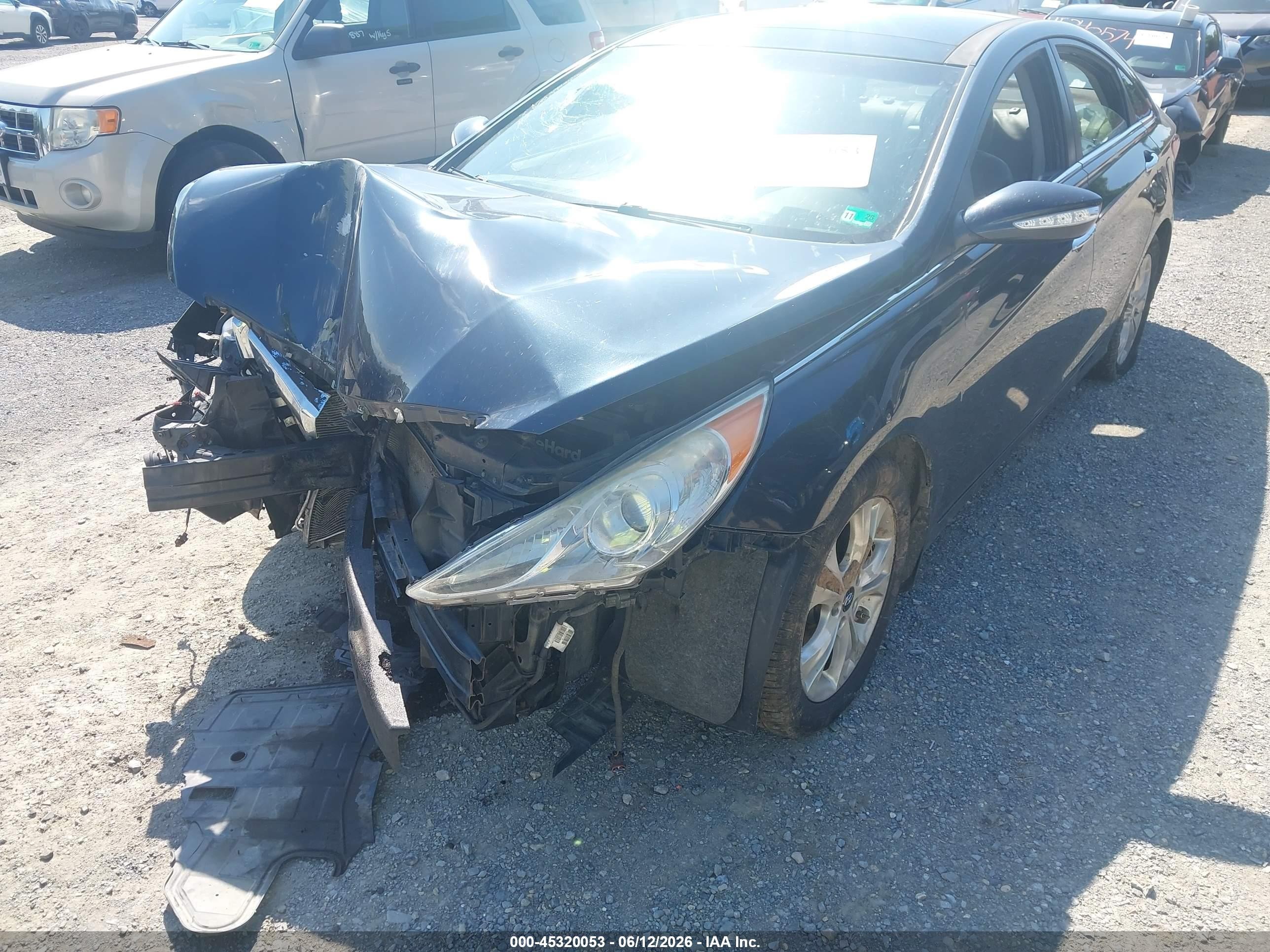 2013 Hyundai Sonata Limited Черный vin: 5NPEC4AC9DH535902