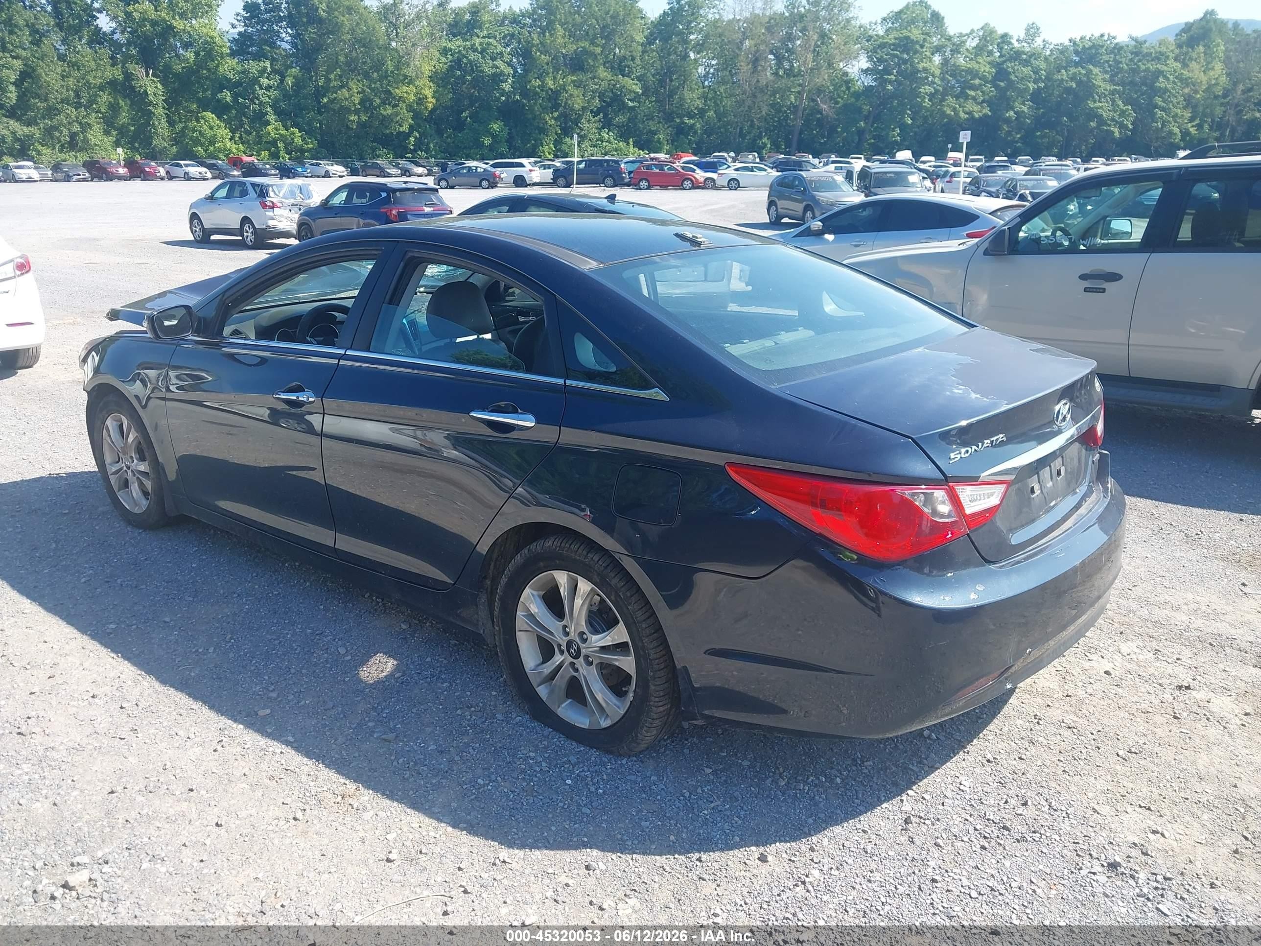 2013 Hyundai Sonata Limited Черный vin: 5NPEC4AC9DH535902
