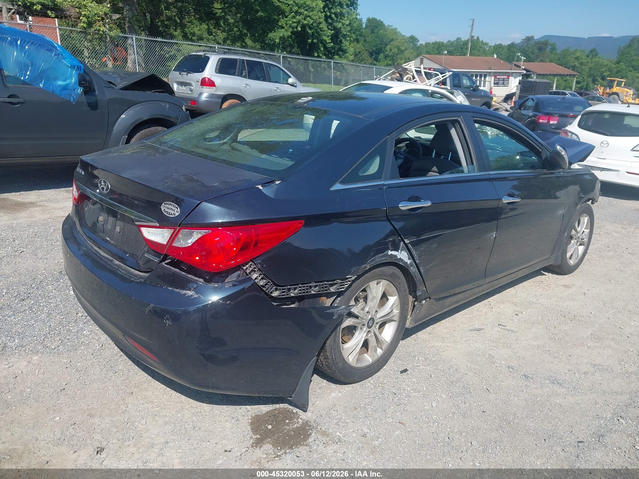 2013 Hyundai Sonata Limited Черный vin: 5NPEC4AC9DH535902