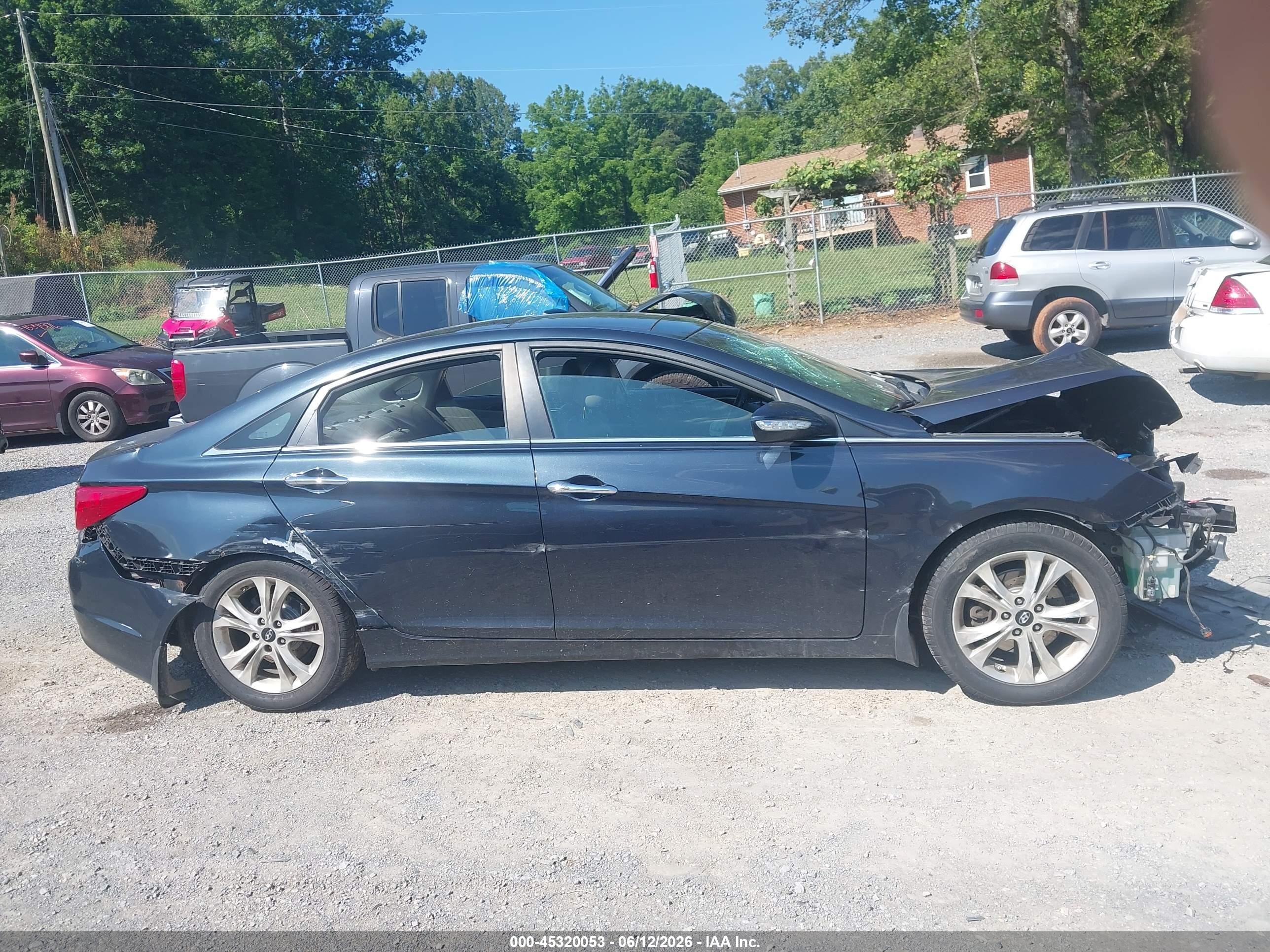 2013 Hyundai Sonata Limited Черный vin: 5NPEC4AC9DH535902