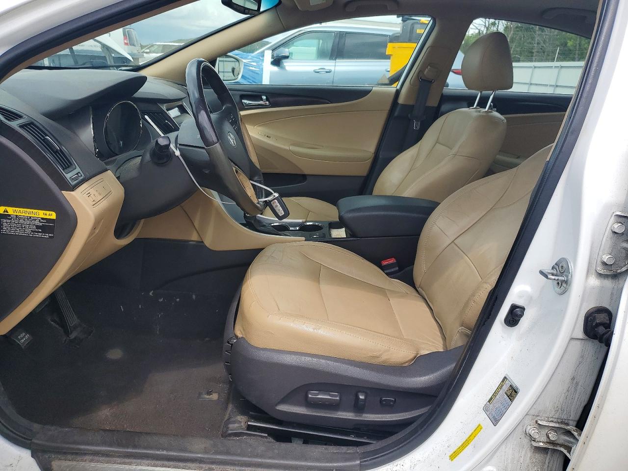 2013 Hyundai Sonata Limited White vin: 5NPEC4AC9DH557754