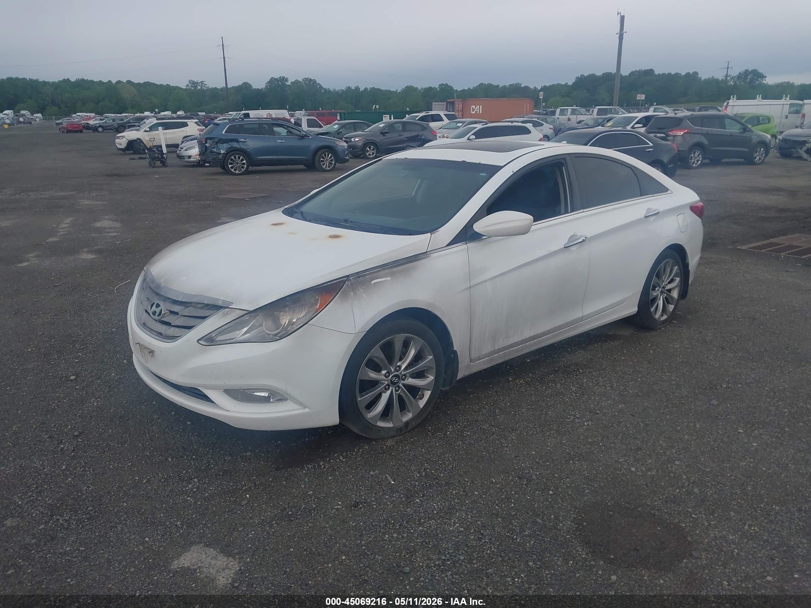 2013 Hyundai Sonata Se Белый vin: 5NPEC4AC9DH574554