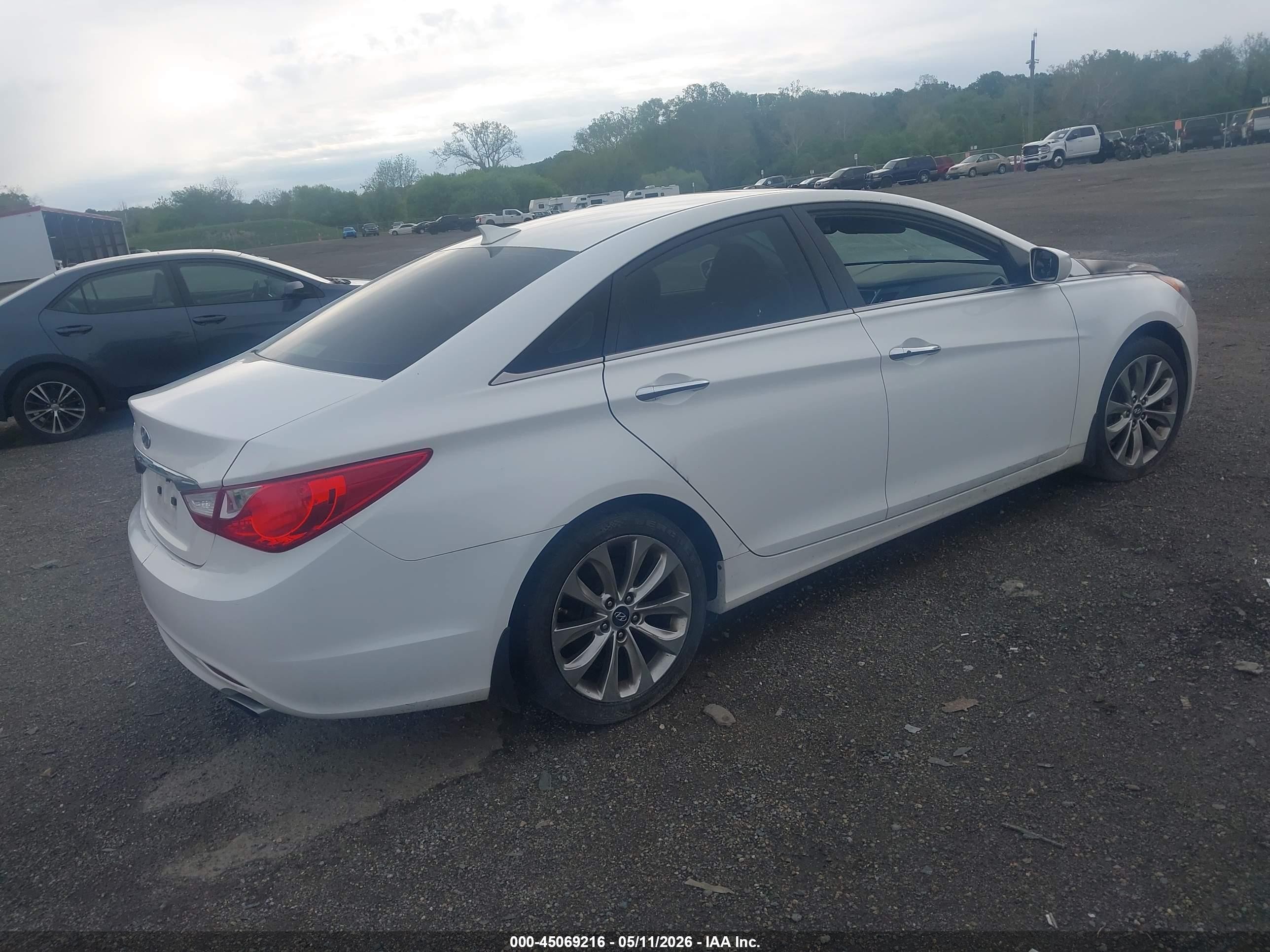 2013 Hyundai Sonata Se Белый vin: 5NPEC4AC9DH574554
