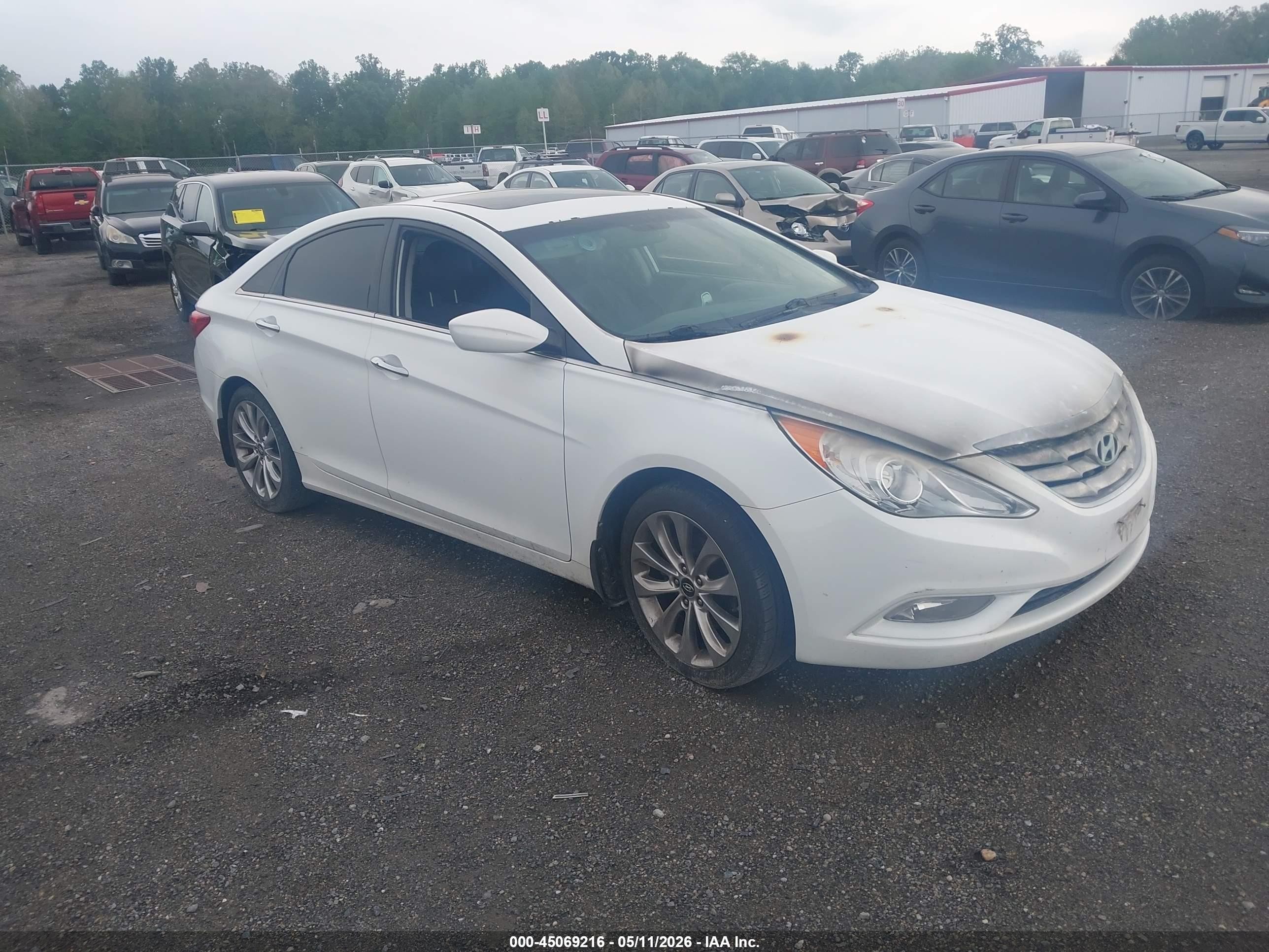 2013 Hyundai Sonata Se Белый vin: 5NPEC4AC9DH574554