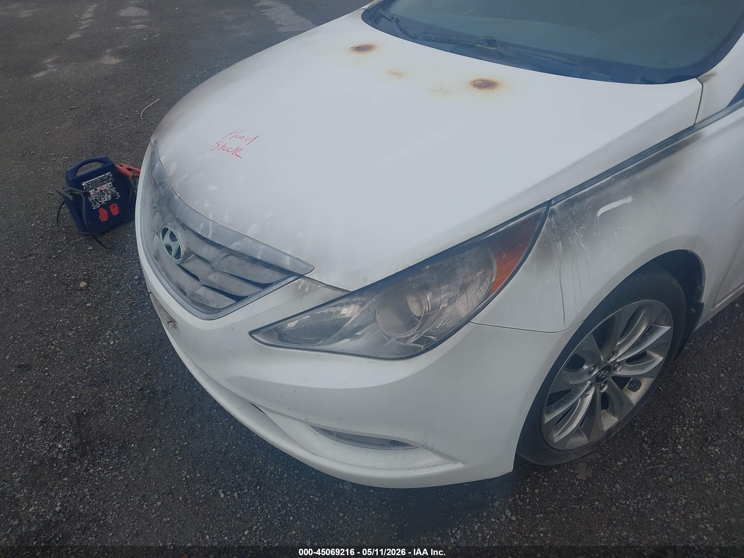2013 Hyundai Sonata Se Белый vin: 5NPEC4AC9DH574554