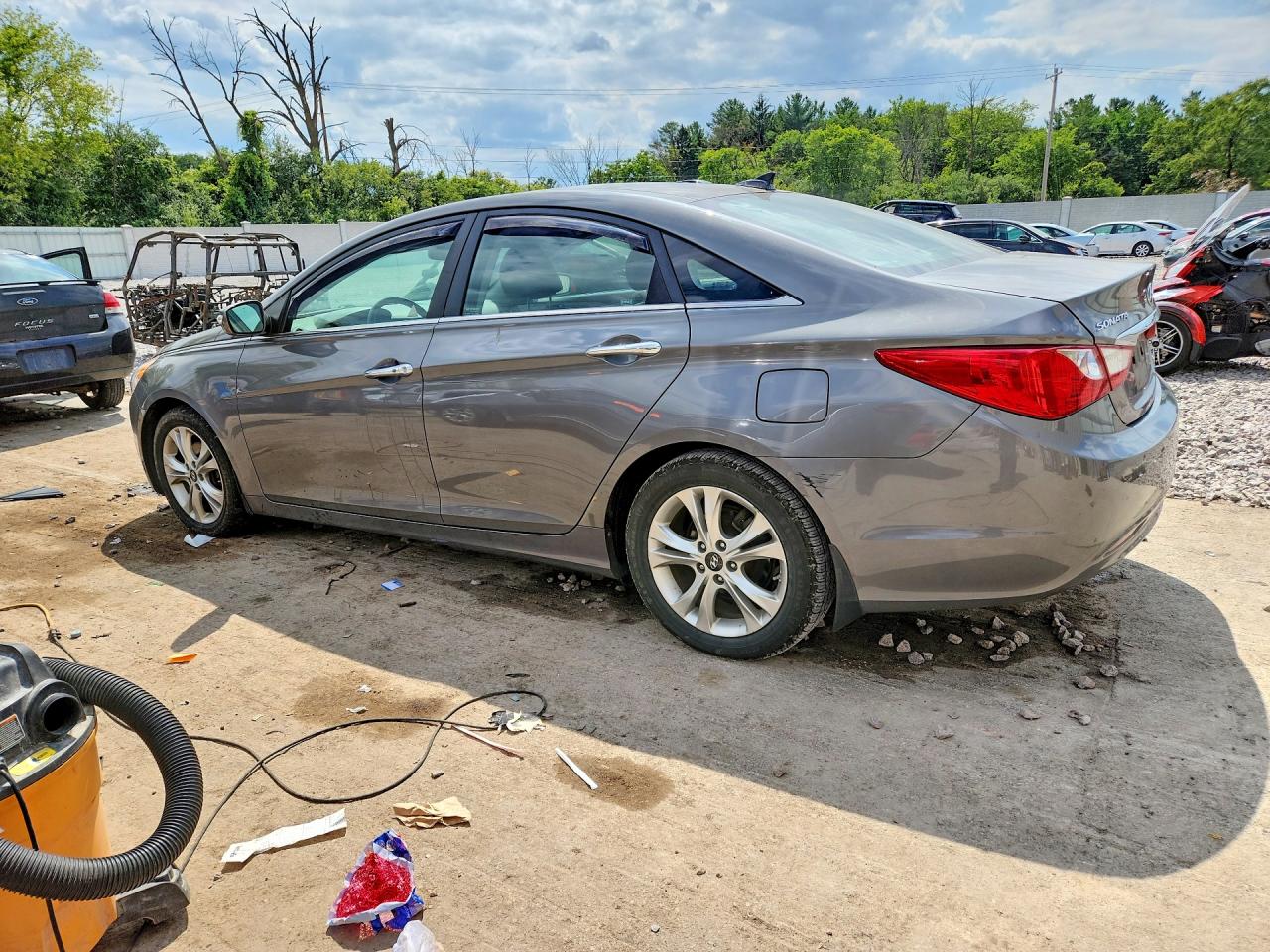 2013 Hyundai Sonata Limited Gray vin: 5NPEC4AC9DH577616