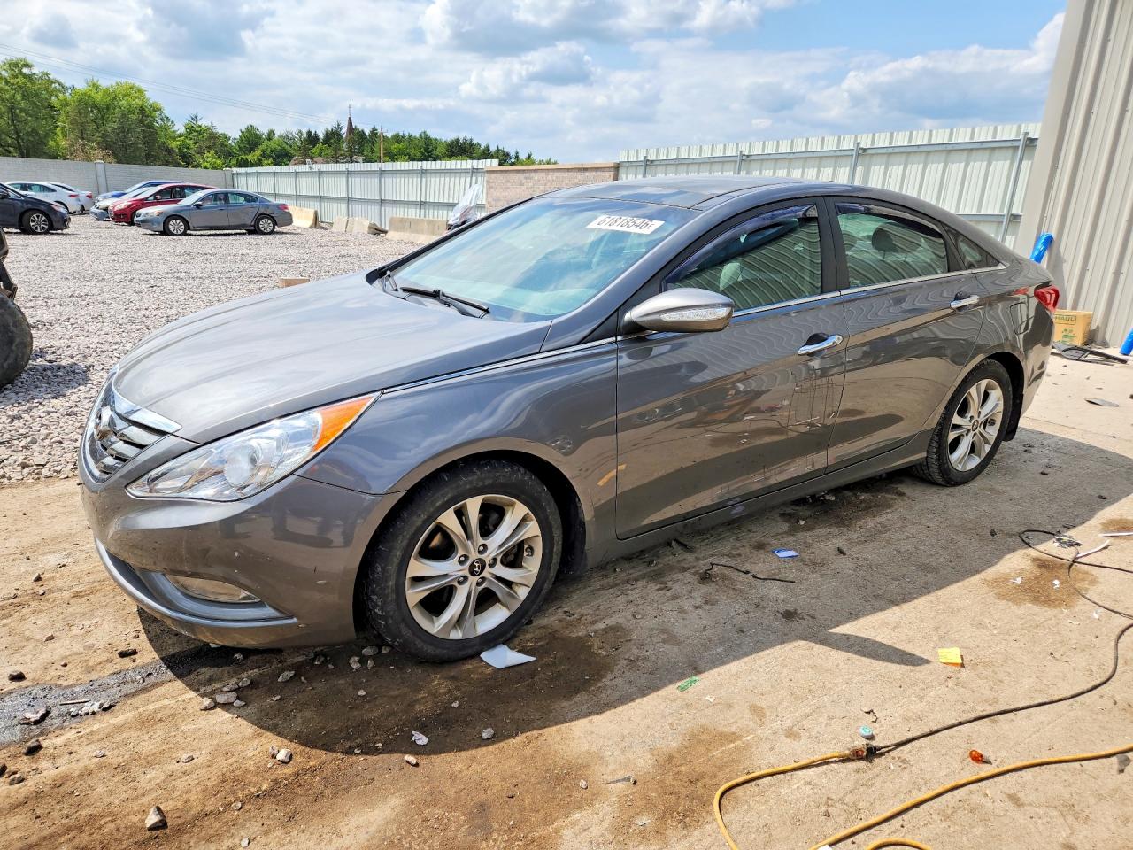 2013 Hyundai Sonata Limited Gray vin: 5NPEC4AC9DH577616