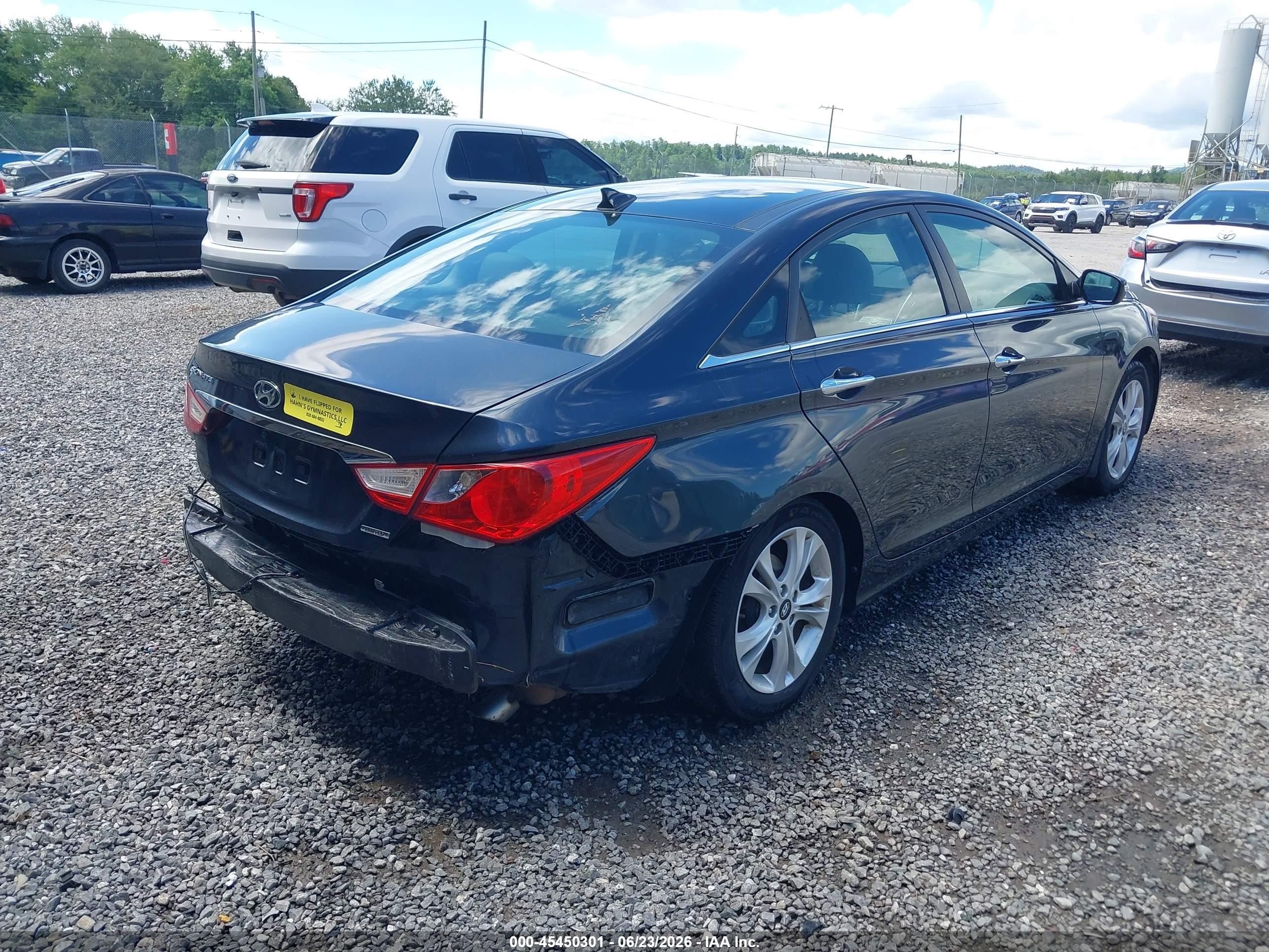 2013 Hyundai Sonata Limited Blue vin: 5NPEC4AC9DH599423