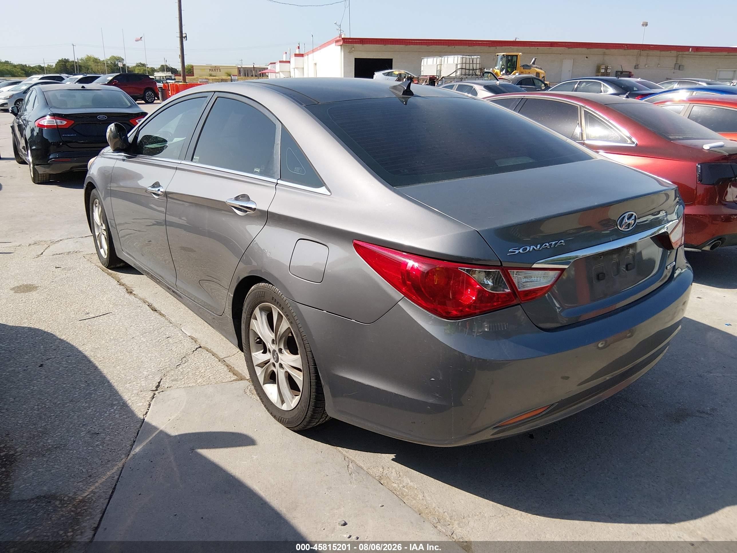 2013 Hyundai Sonata Limited Gray vin: 5NPEC4AC9DH612221